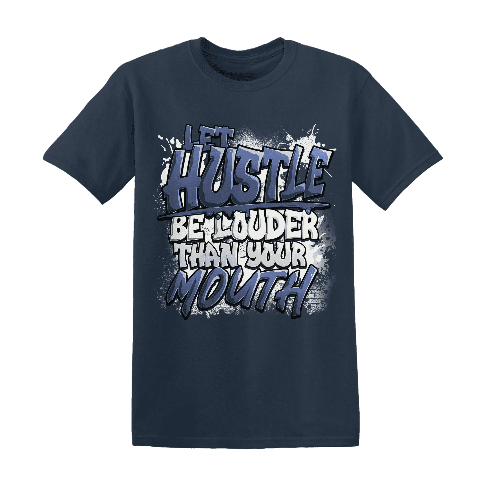 NastyJamz-Low-Diffused-Blue-11s-T-Shirt-Match-Hustle-Louder