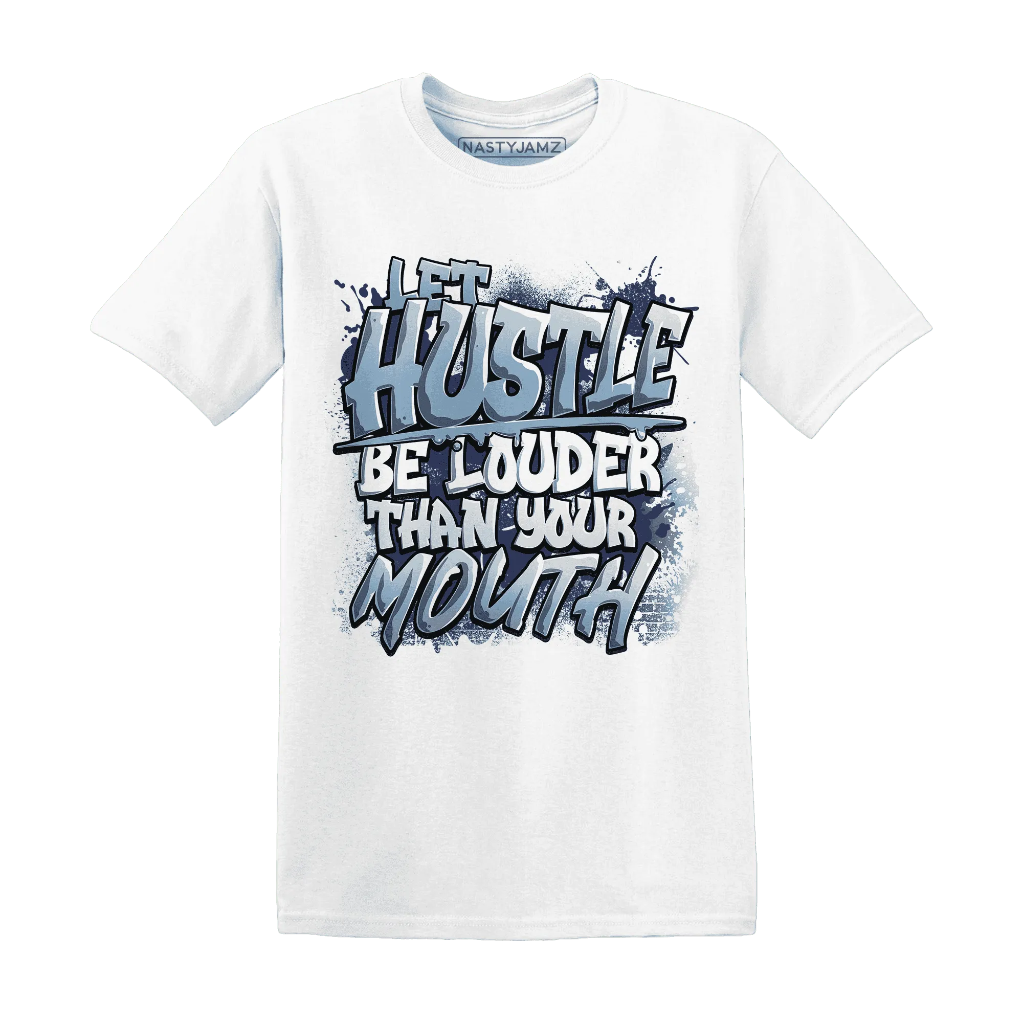 NastyJamz-First-In-Flight-1s-T-Shirt-Match-Hustle-Louder