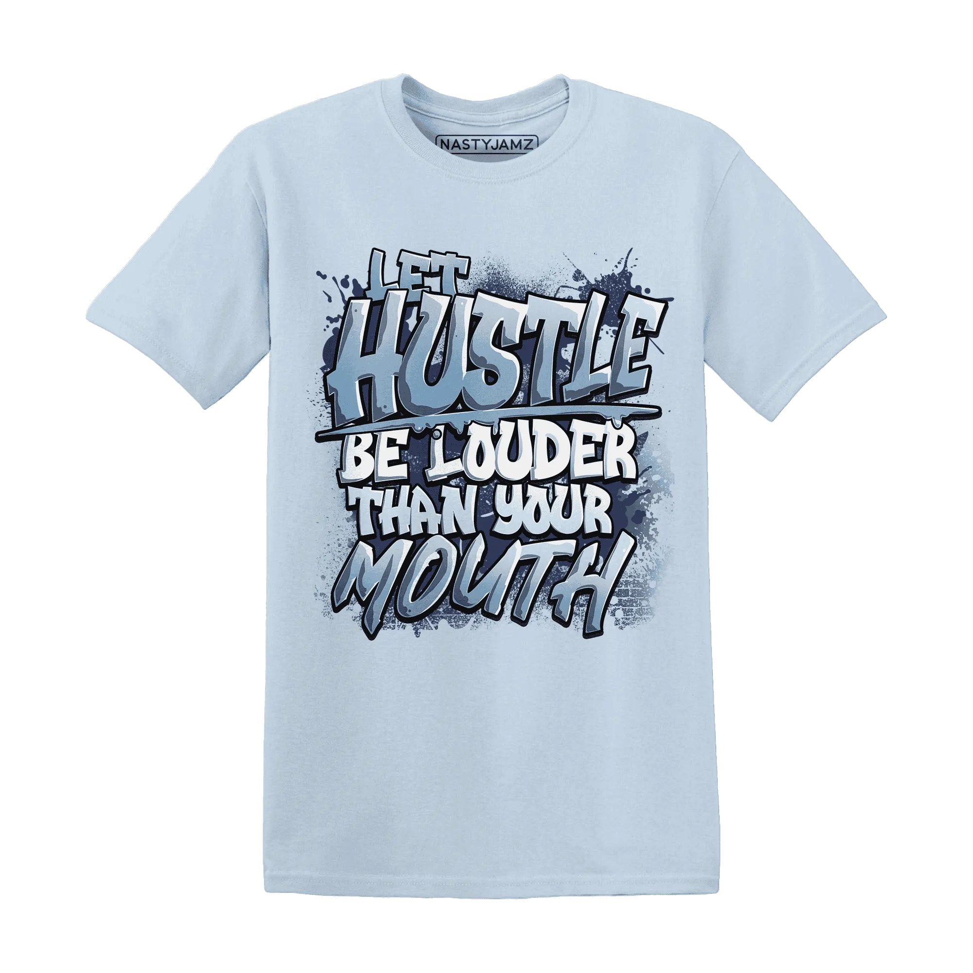 NastyJamz-First-In-Flight-1s-T-Shirt-Match-Hustle-Louder