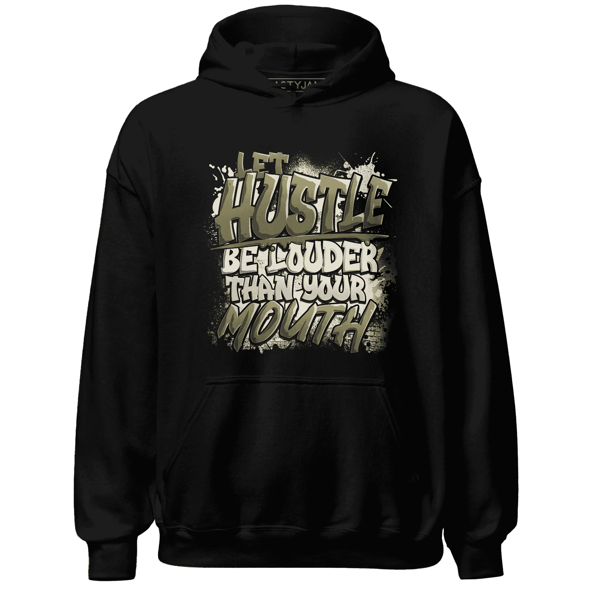 NastyJamz-Medium-Olive-1s-Hoodie-Match-Hustle-Louder