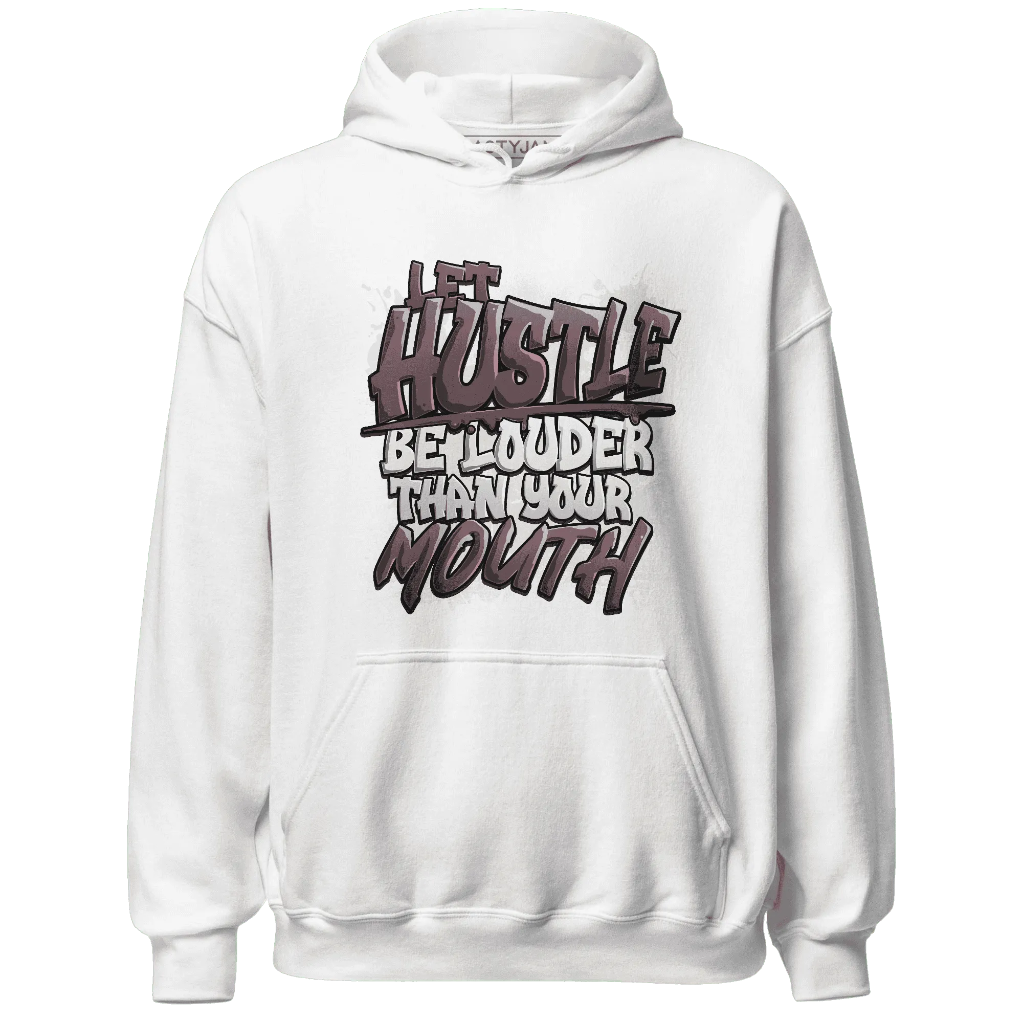 NastyJamz-Burgundy-Crush-3s-Hoodie-Match-Hustle-Louder
