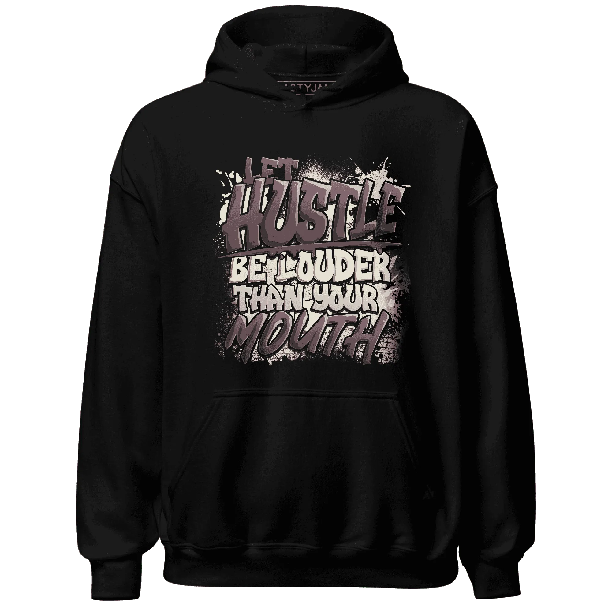 NastyJamz-Burgundy-Crush-3s-Hoodie-Match-Hustle-Louder
