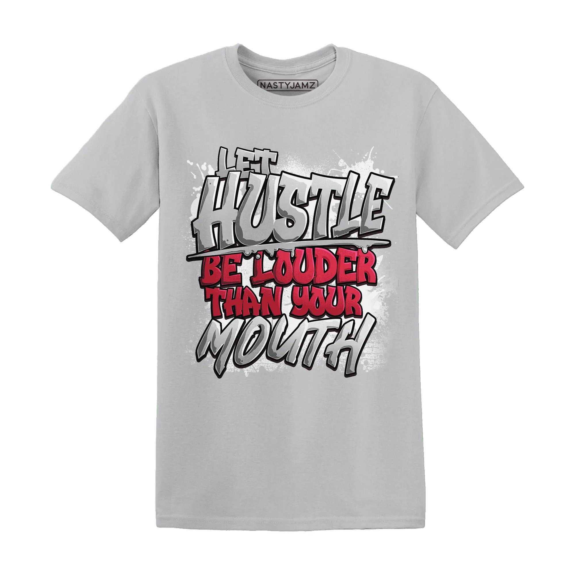 NastyJamz-Cement-Grey-3s-T-Shirt-Match-Hustle-Louder