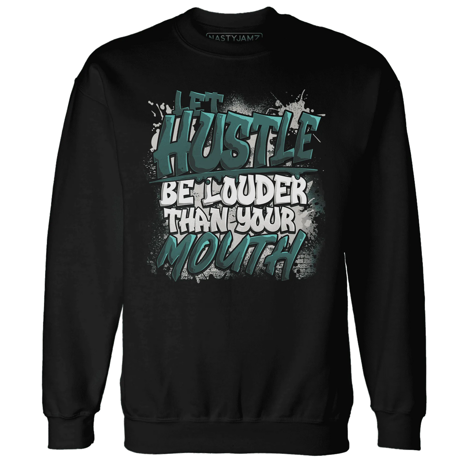 NastyJamz-Oxidized-Green-4s-Sweatshirt-Match-Hustle-Louder