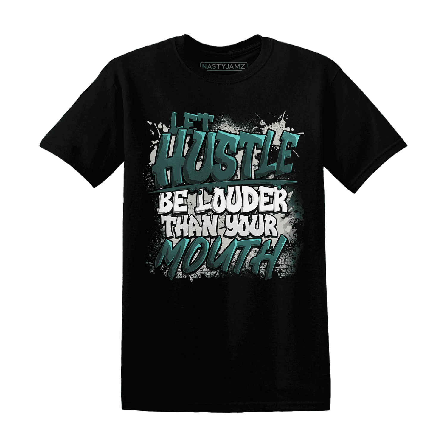 NastyJamz-Oxidized-Green-4s-T-Shirt-Match-Hustle-Louder