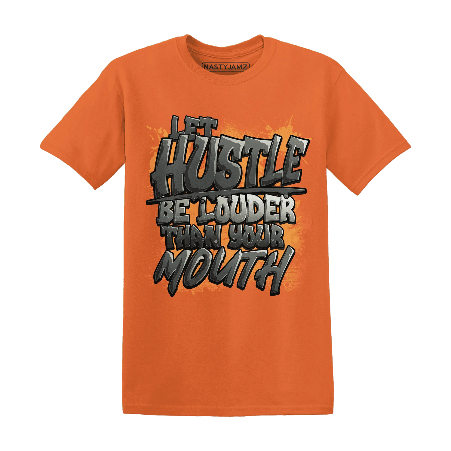 NastyJamz-Fear-Pack-3s-T-Shirt-Match-Hustle-Louder