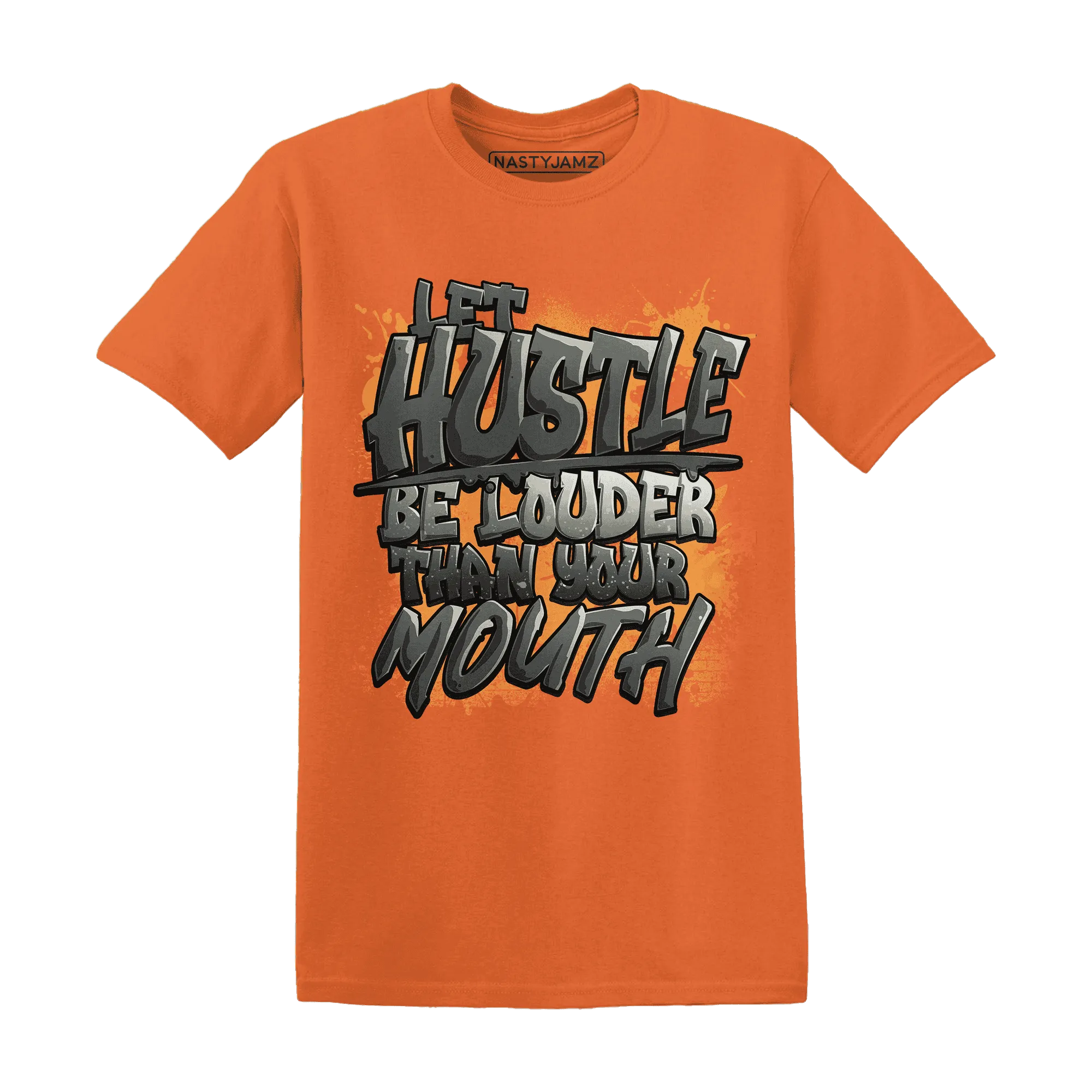 NastyJamz-Fear-Pack-3s-T-Shirt-Match-Hustle-Louder