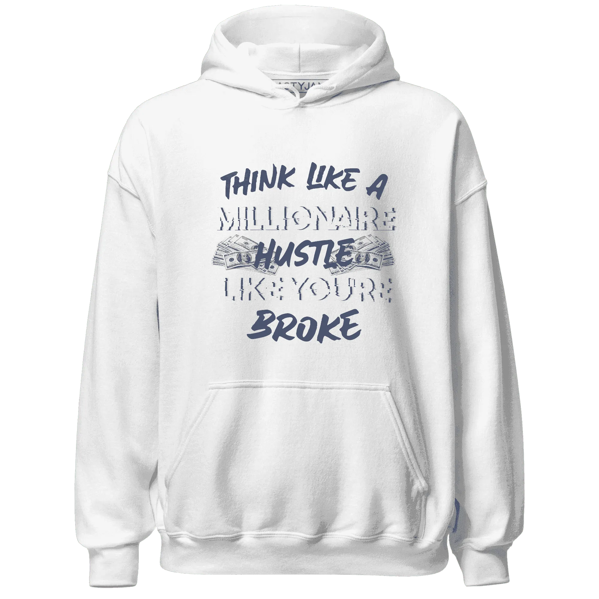 Low-Diffused-Blue-11s-Hoodie-Match-Hustle-Millionaire