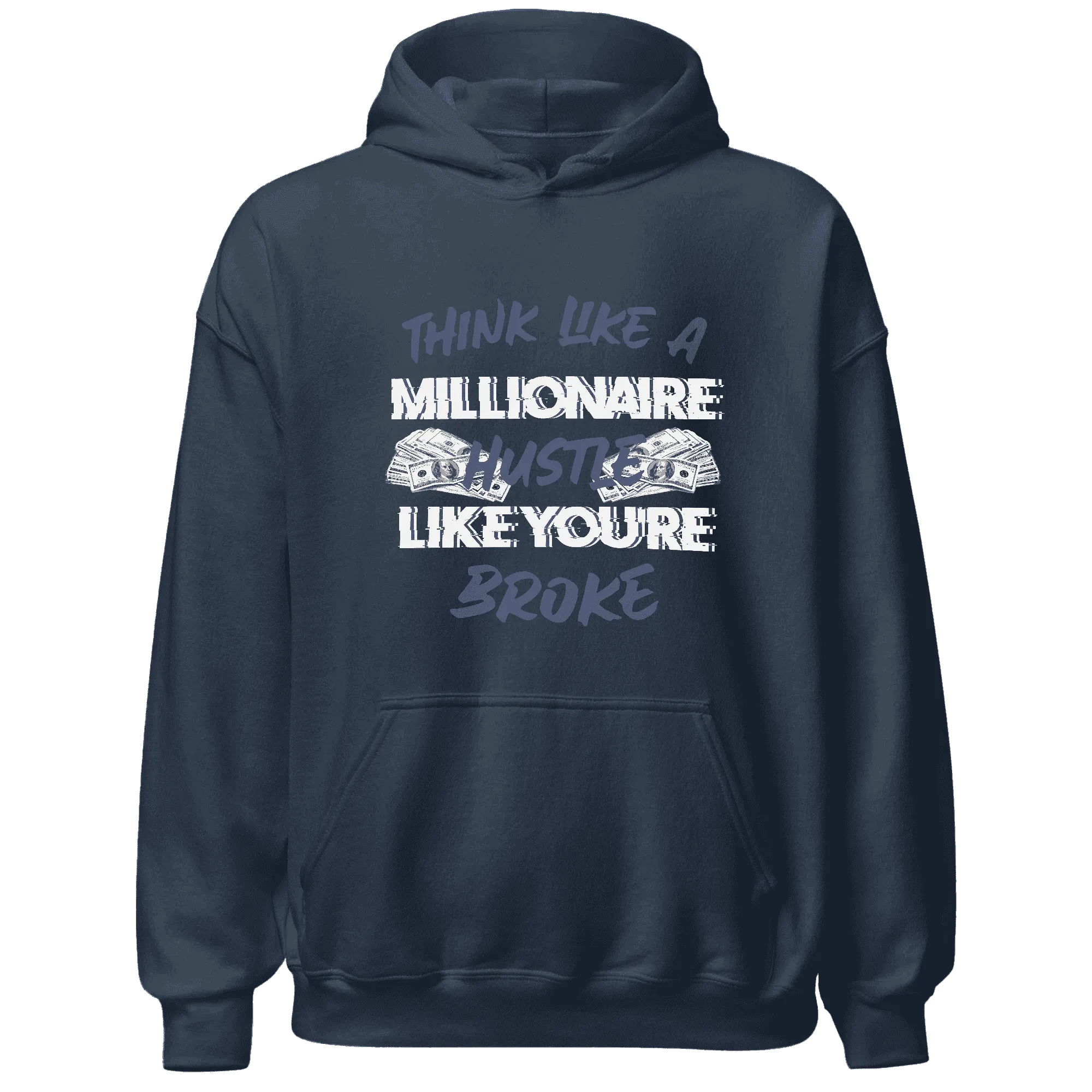 Low-Diffused-Blue-11s-Hoodie-Match-Hustle-Millionaire