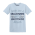 Mid Diffused Blue Grey 1s T Shirt Match Hustle Millionaire - NastyJamz