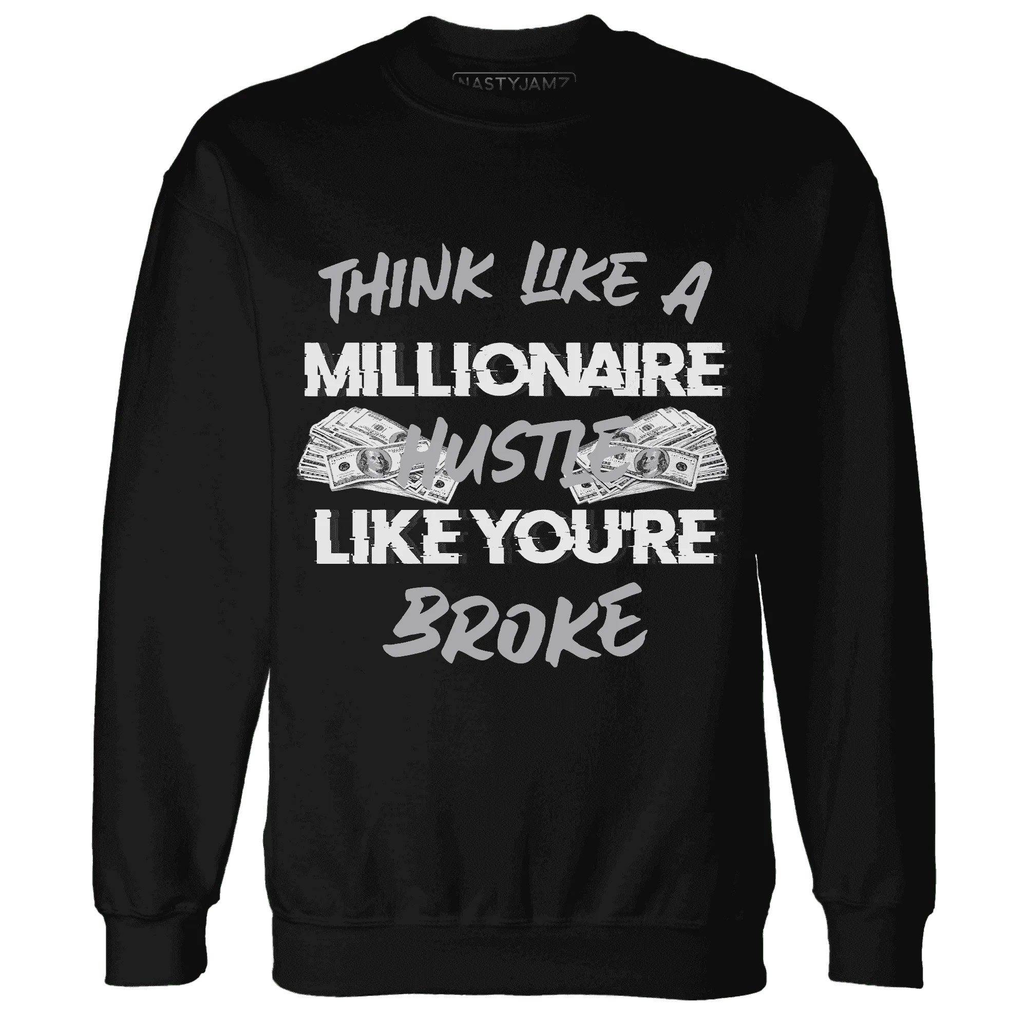 Wolf-Grey-1s-Sweatshirt-Match-Hustle-Millionaire