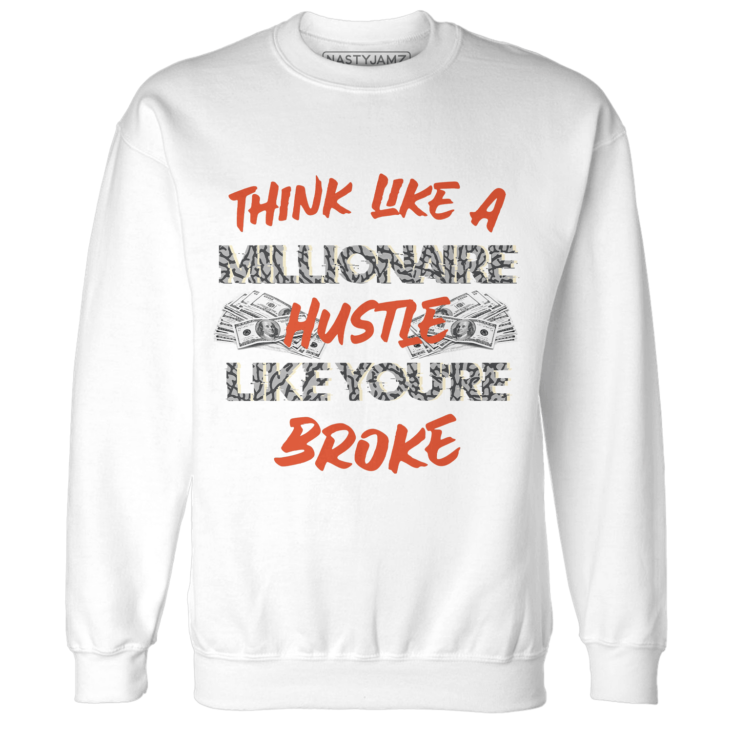 Georgia Peach 3s Sweatshirt Match Hustle Millionaire - NastyJamz