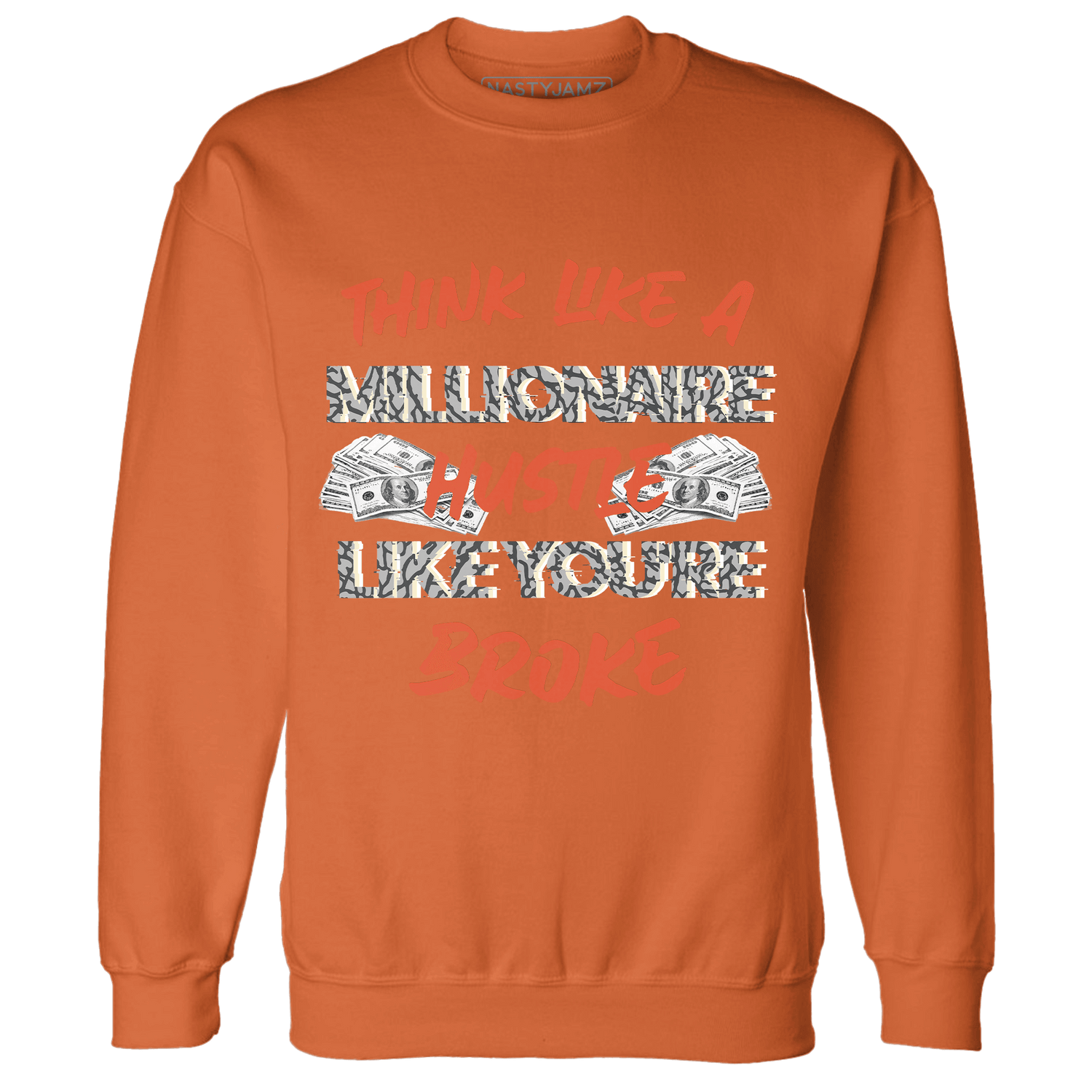 Georgia Peach 3s Sweatshirt Match Hustle Millionaire - NastyJamz