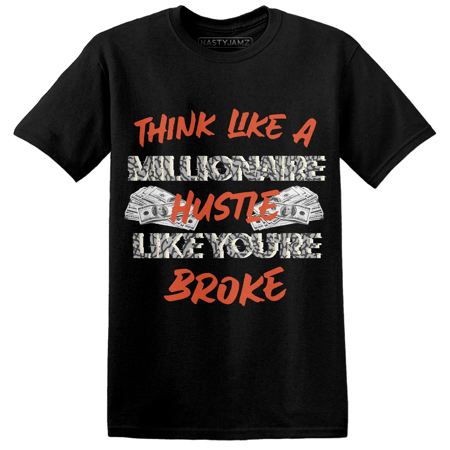 Georgia Peach 3s T Shirt Match Hustle Millionaire - NastyJamz
