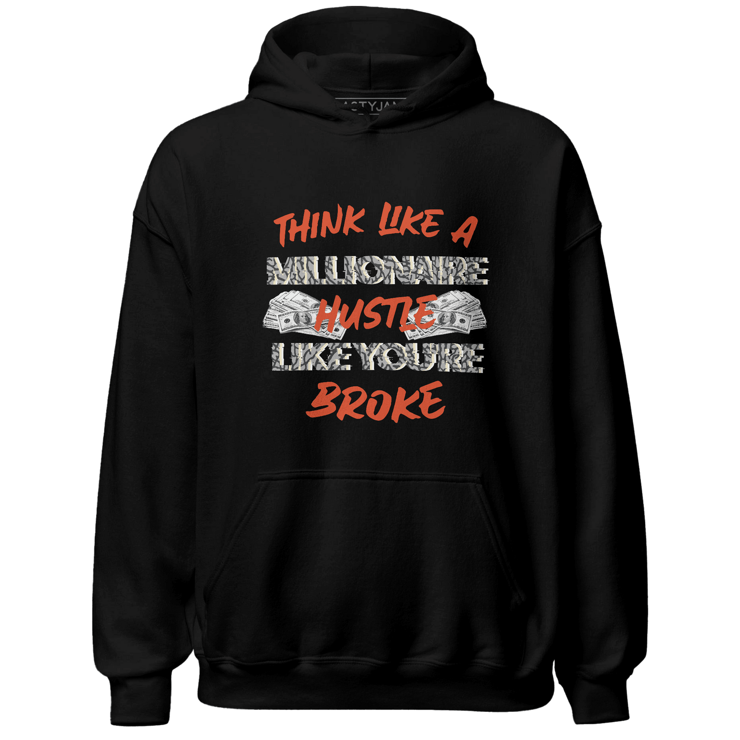 Georgia Peach 3s Hoodie Match Hustle Millionaire - NastyJamz