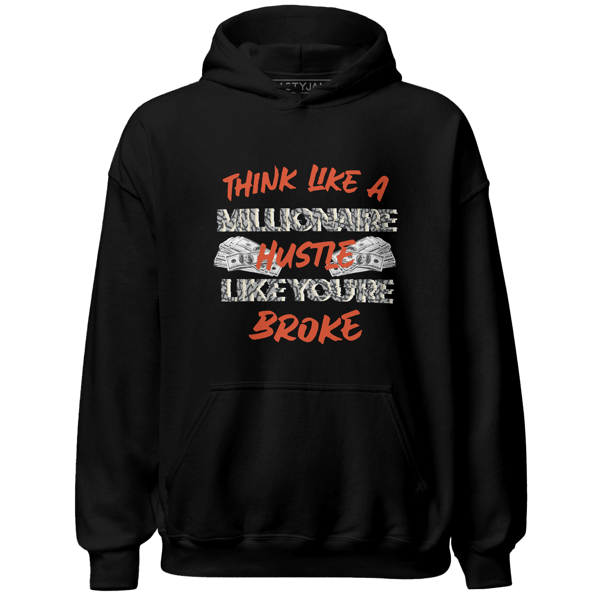 Georgia Peach 3s Hoodie Match Hustle Millionaire - NastyJamz