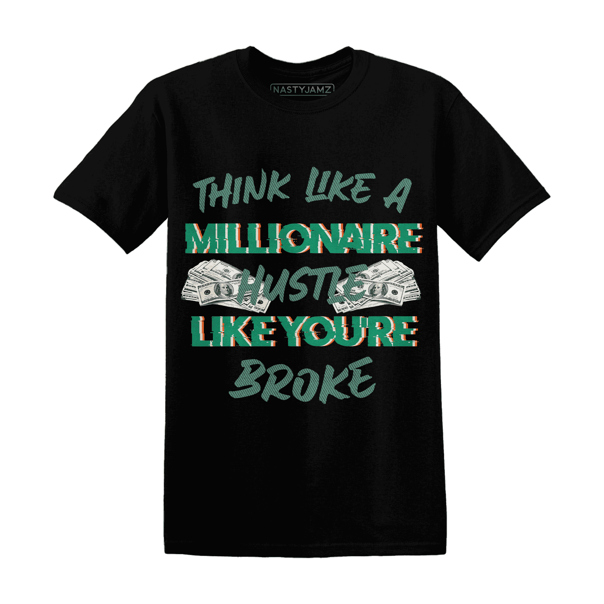 Nina CN Abney 3s T Shirt Match Hustle Millionaire - NastyJamz