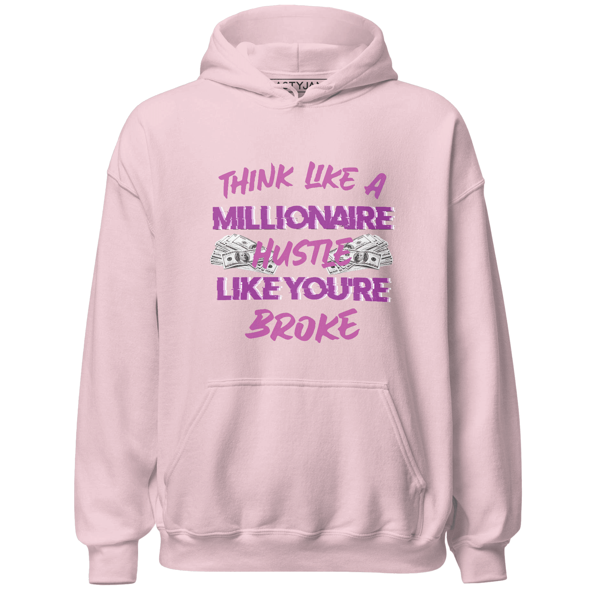 GS Hyper Violet 4s Hoodie Match Hustle Millionaire - NastyJamz