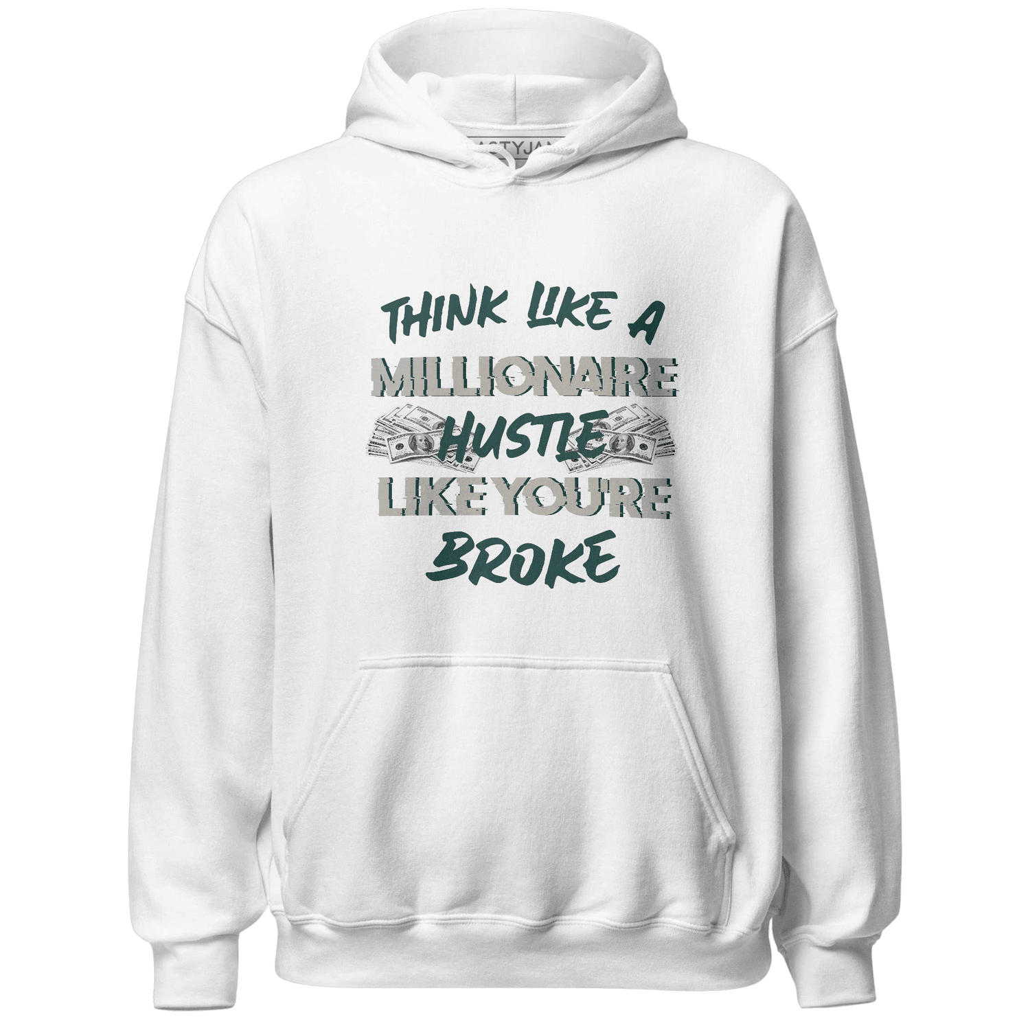 Oxidized Green 4s Hoodie Match Hustle Millionaire - NastyJamz