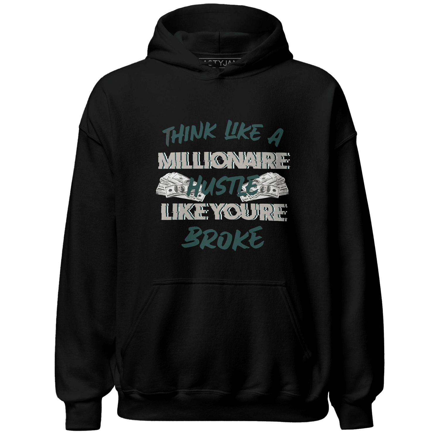 Oxidized Green 4s Hoodie Match Hustle Millionaire - NastyJamz