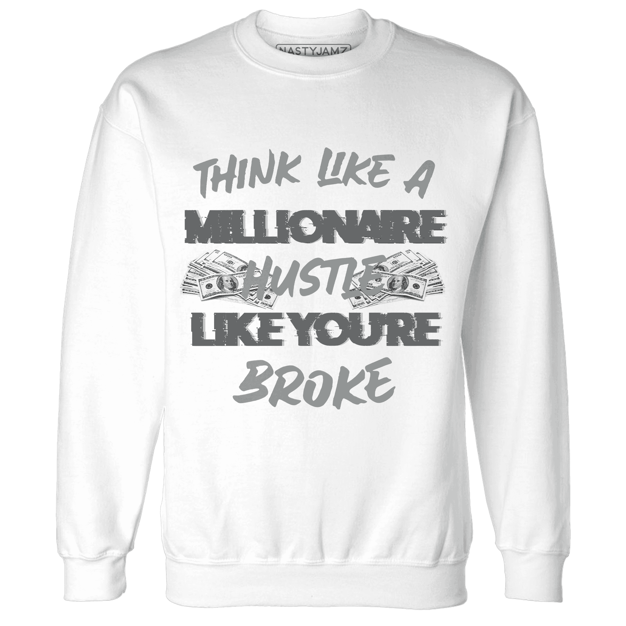 Paris Olympicsss 4s Sweatshirt Match Hustle Millionaire - NastyJamz