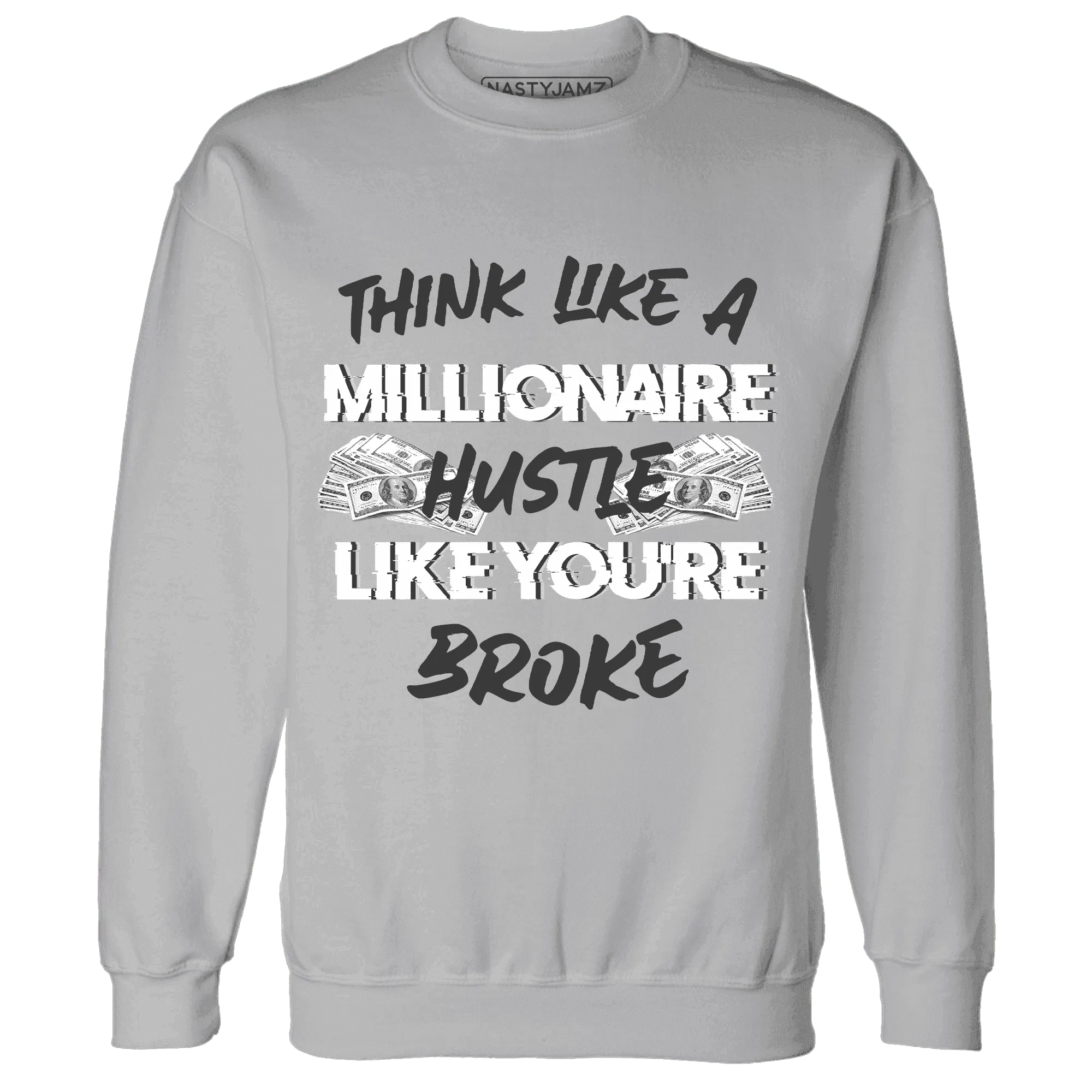 White-Thunder-4s-Sweatshirt-Match-Hustle-Millionaire
