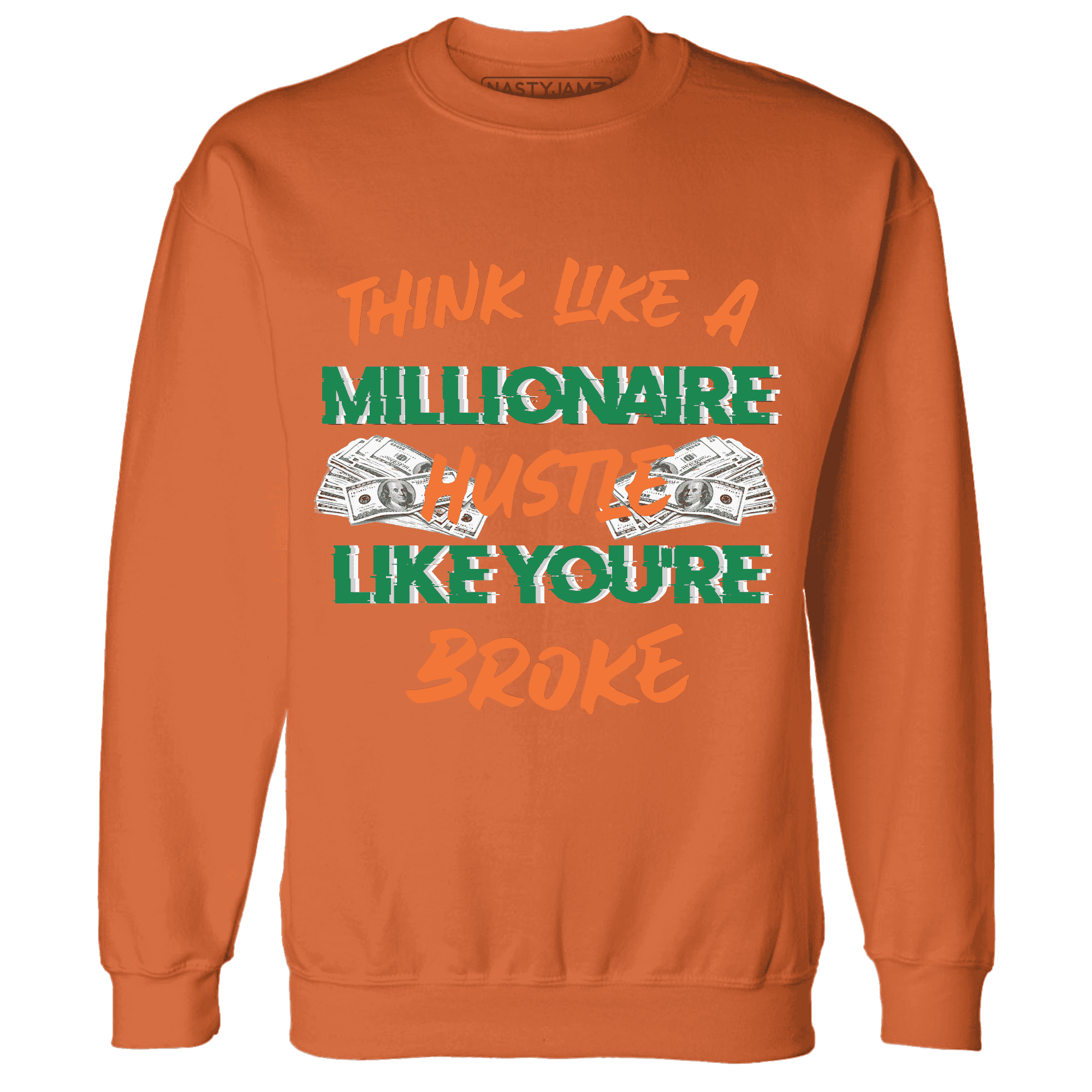 MAM Hurricanes 5s Sweatshirt Match Hustle Millionaire - NastyJamz