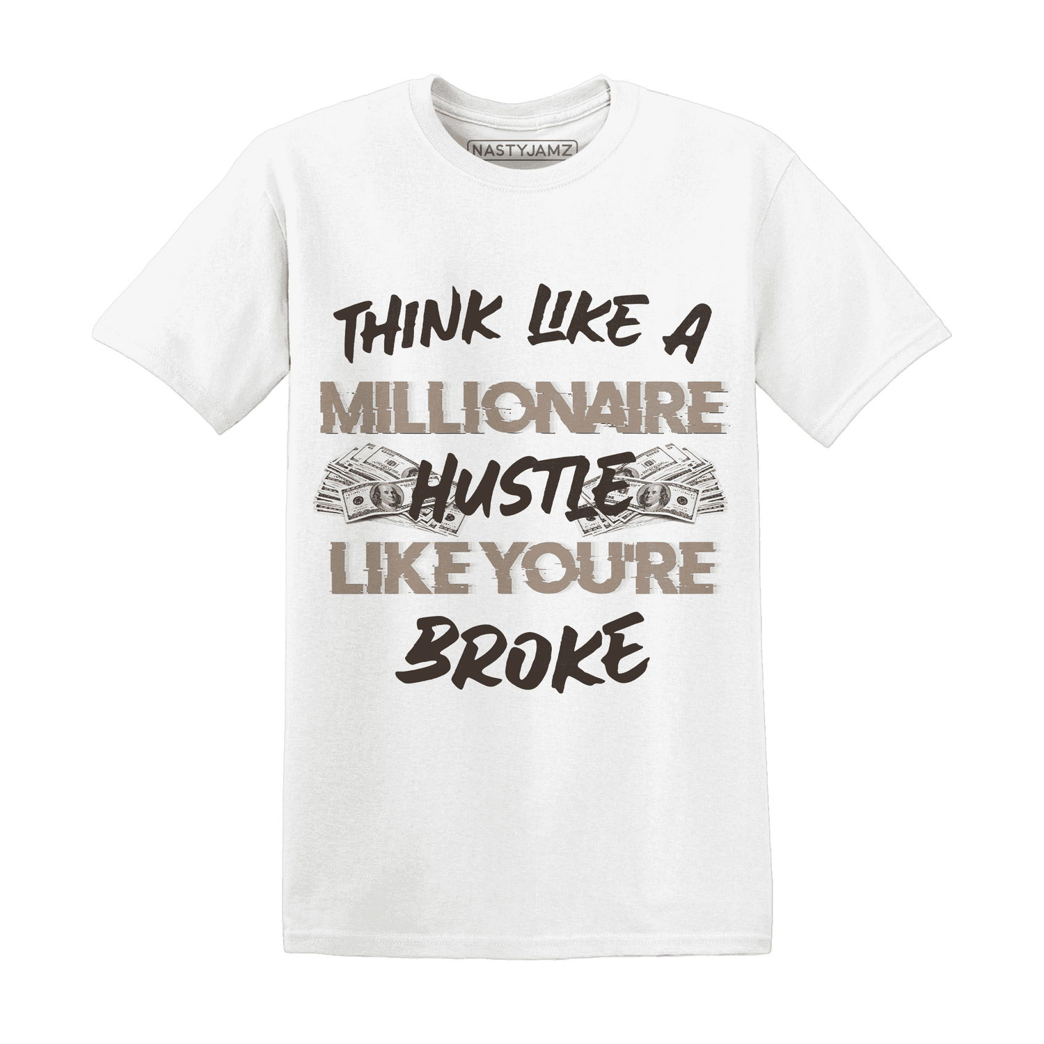 Dunk Low Baroque Brown T Shirt Match Hustle Millionaire - NastyJamz