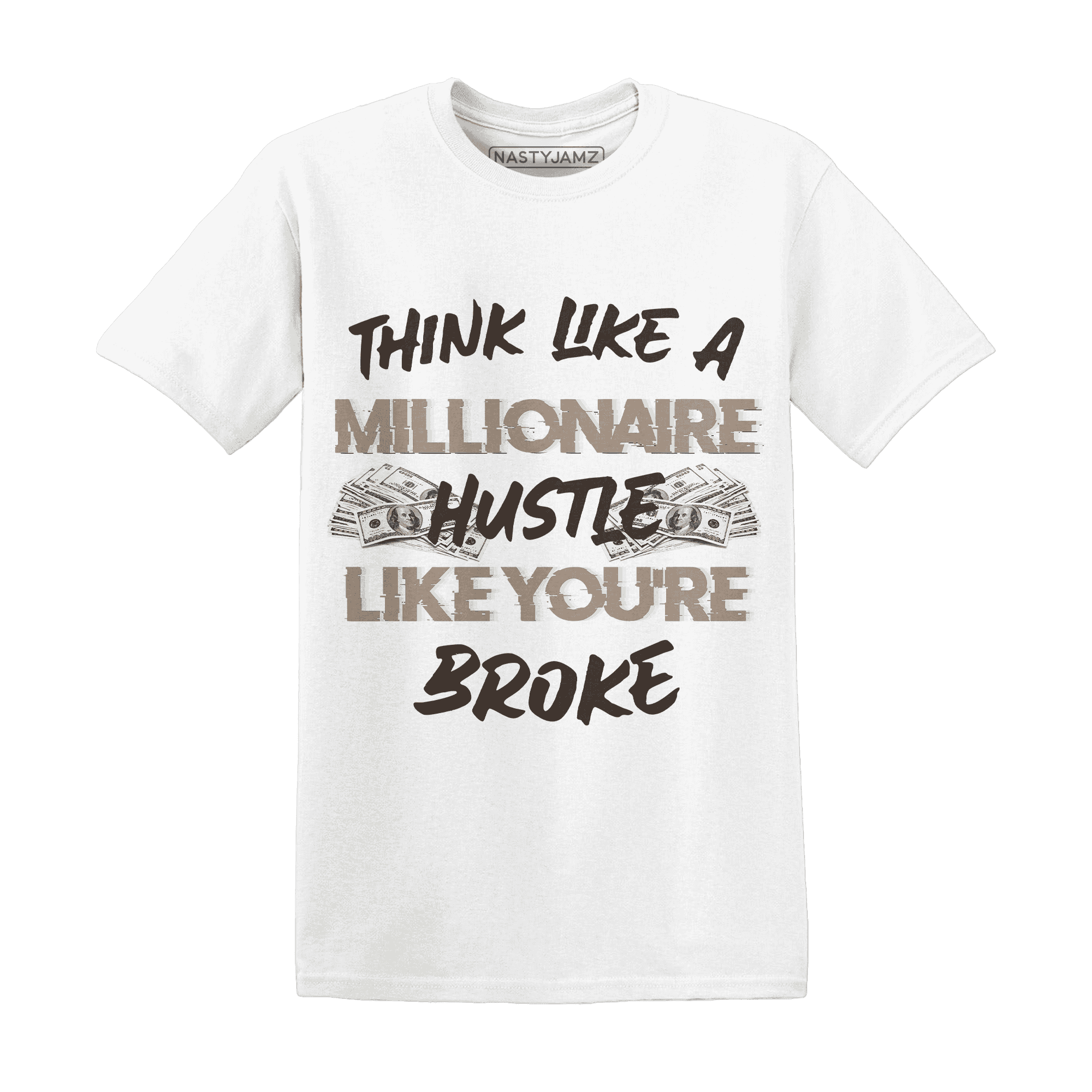 Dunk Low Baroque Brown T Shirt Match Hustle Millionaire - NastyJamz