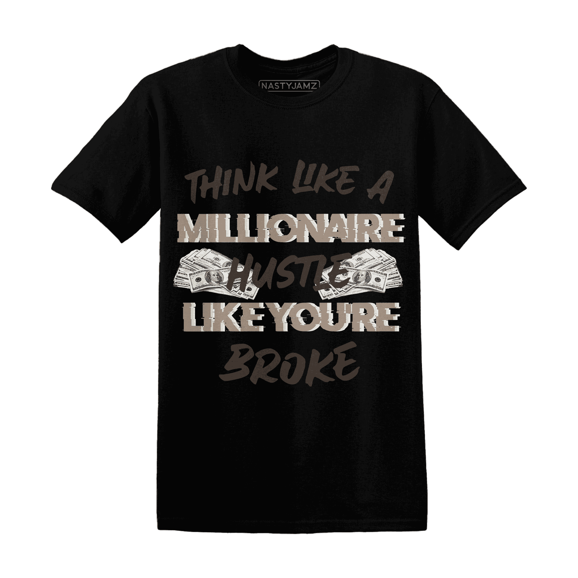 Dunk Low Baroque Brown T Shirt Match Hustle Millionaire - NastyJamz