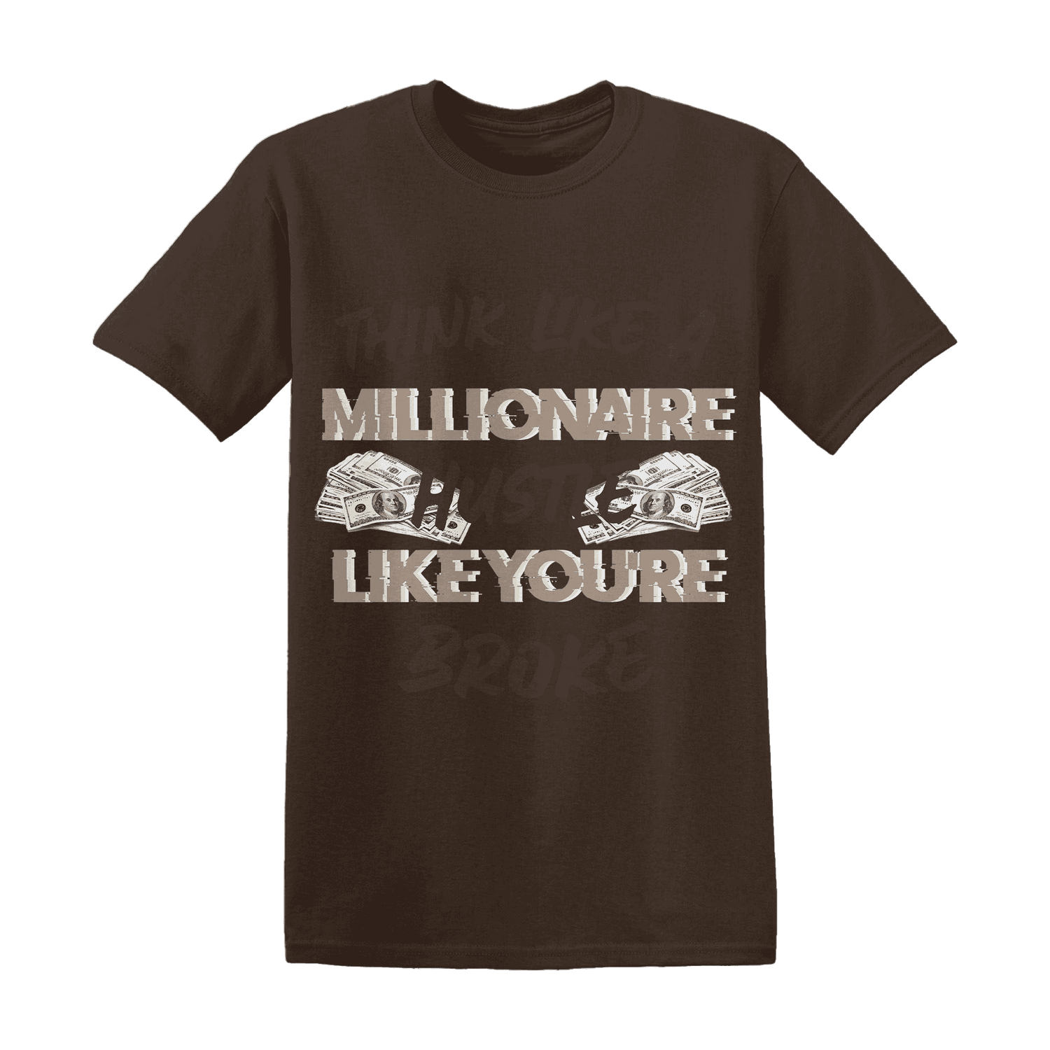 Dunk Low Baroque Brown T Shirt Match Hustle Millionaire - NastyJamz