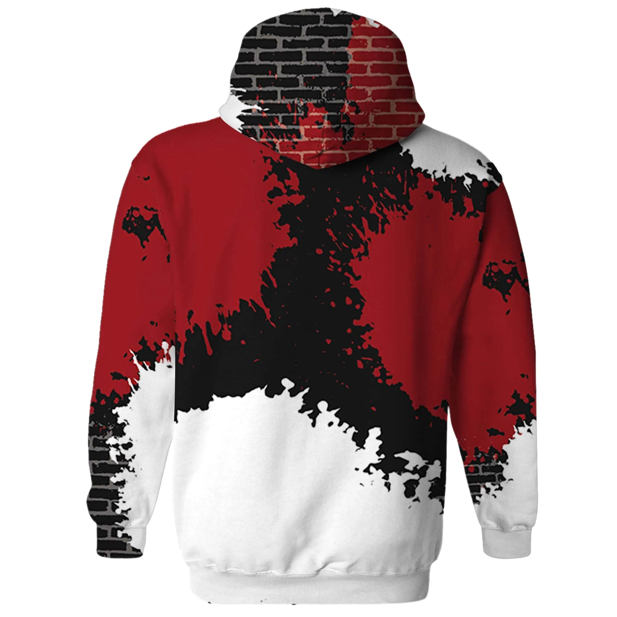 Retro-Red-Taxi-12s-Hoodie-Match-Hustle-Millionaire-3D