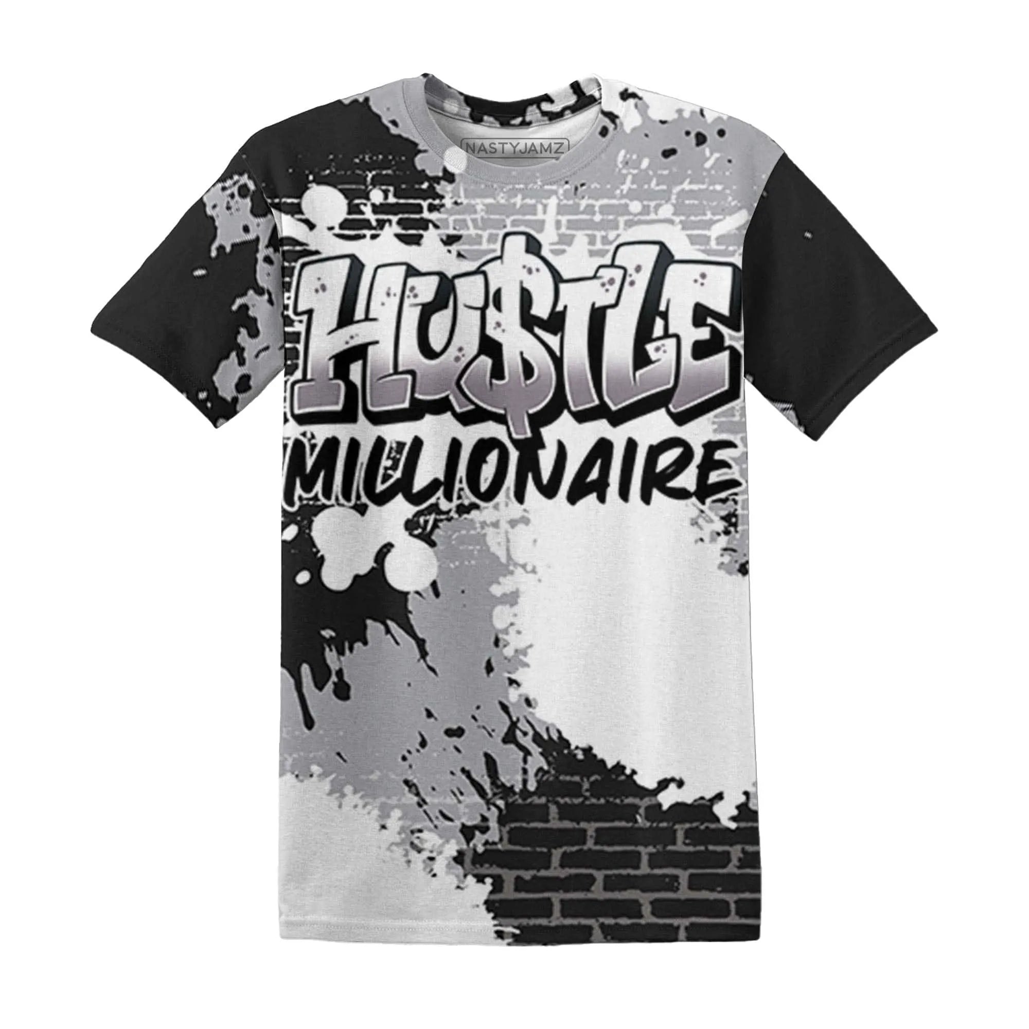Wolf-Grey-1s-T-Shirt-Match-Hustle-Millionaire-3D