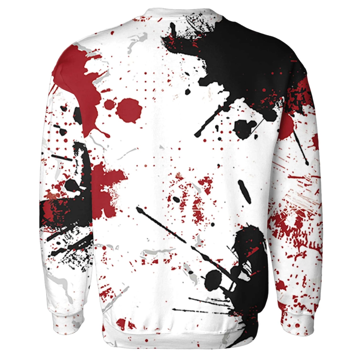 Retro-Red-Taxi-12s-Sweatshirt-Match-Hustle-Move-In-Silence-3D