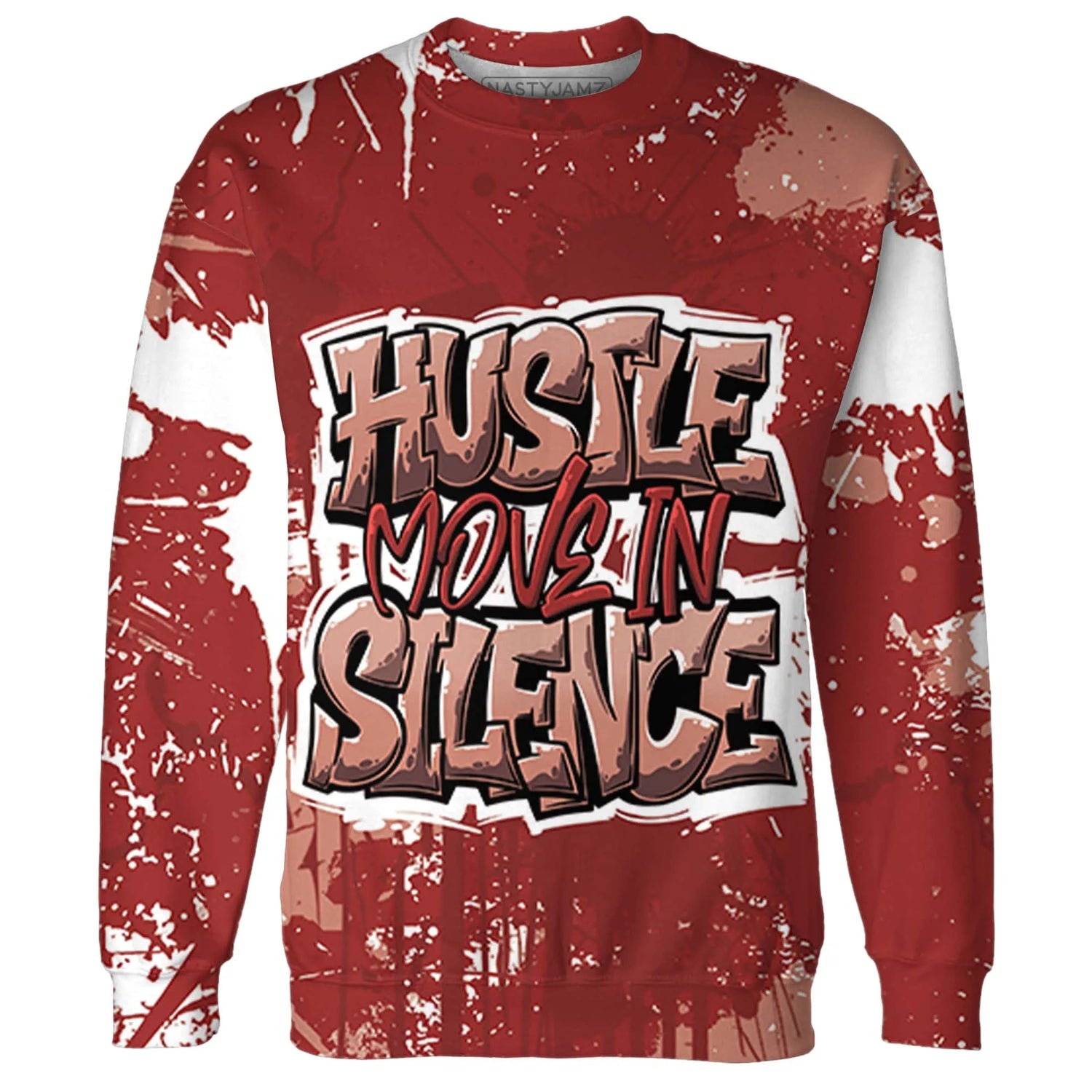 Dune-Red-13s-Sweatshirt-Match-Hustle-Move-In-Silence-3D