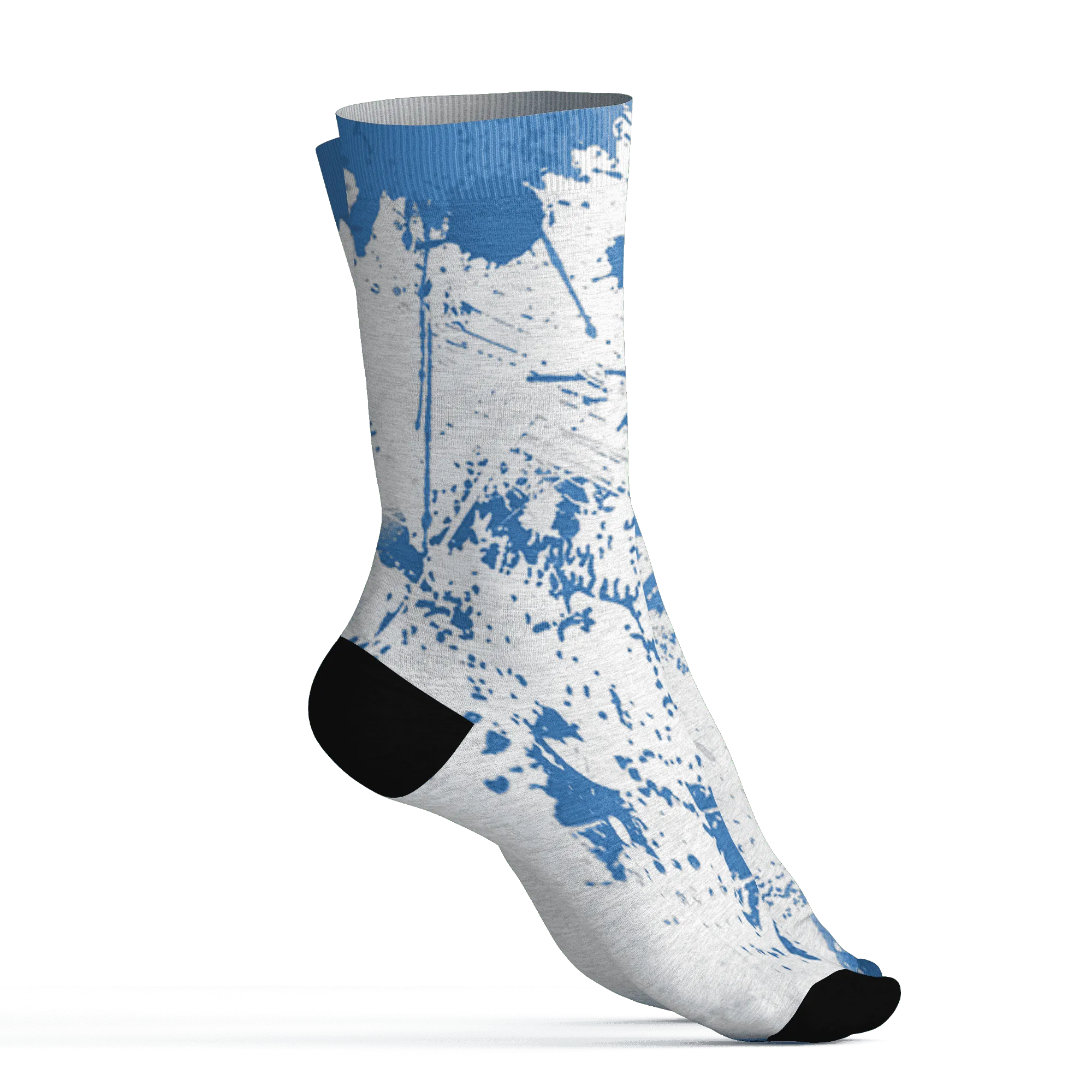 Carolina-Blue-Univercitii-17s-Socks-Match-Hustle-Move-In-Silence-3D
