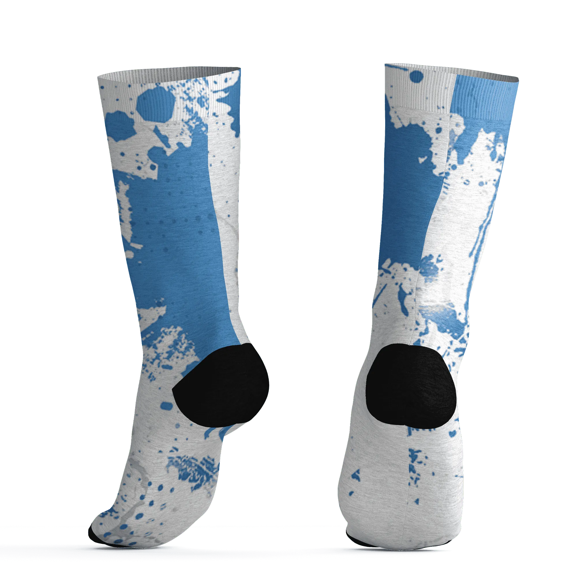 Carolina-Blue-Univercitii-17s-Socks-Match-Hustle-Move-In-Silence-3D