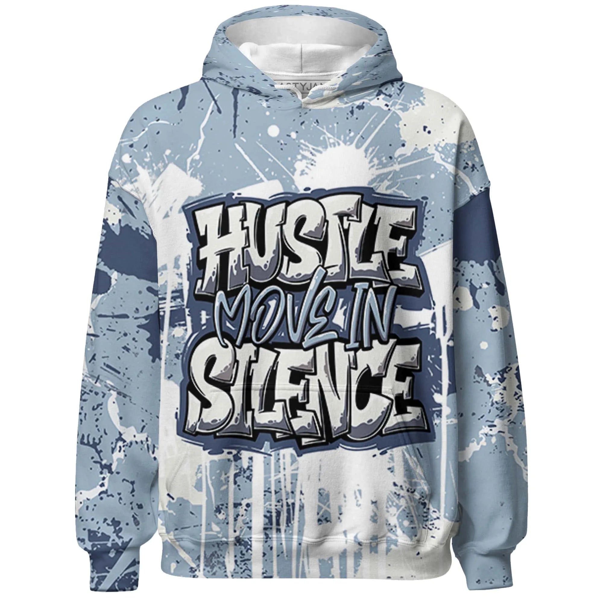 Mid-Diffused-Blue-Grey-1s-Hoodie-Match-Hustle-Move-In-Silence-3D