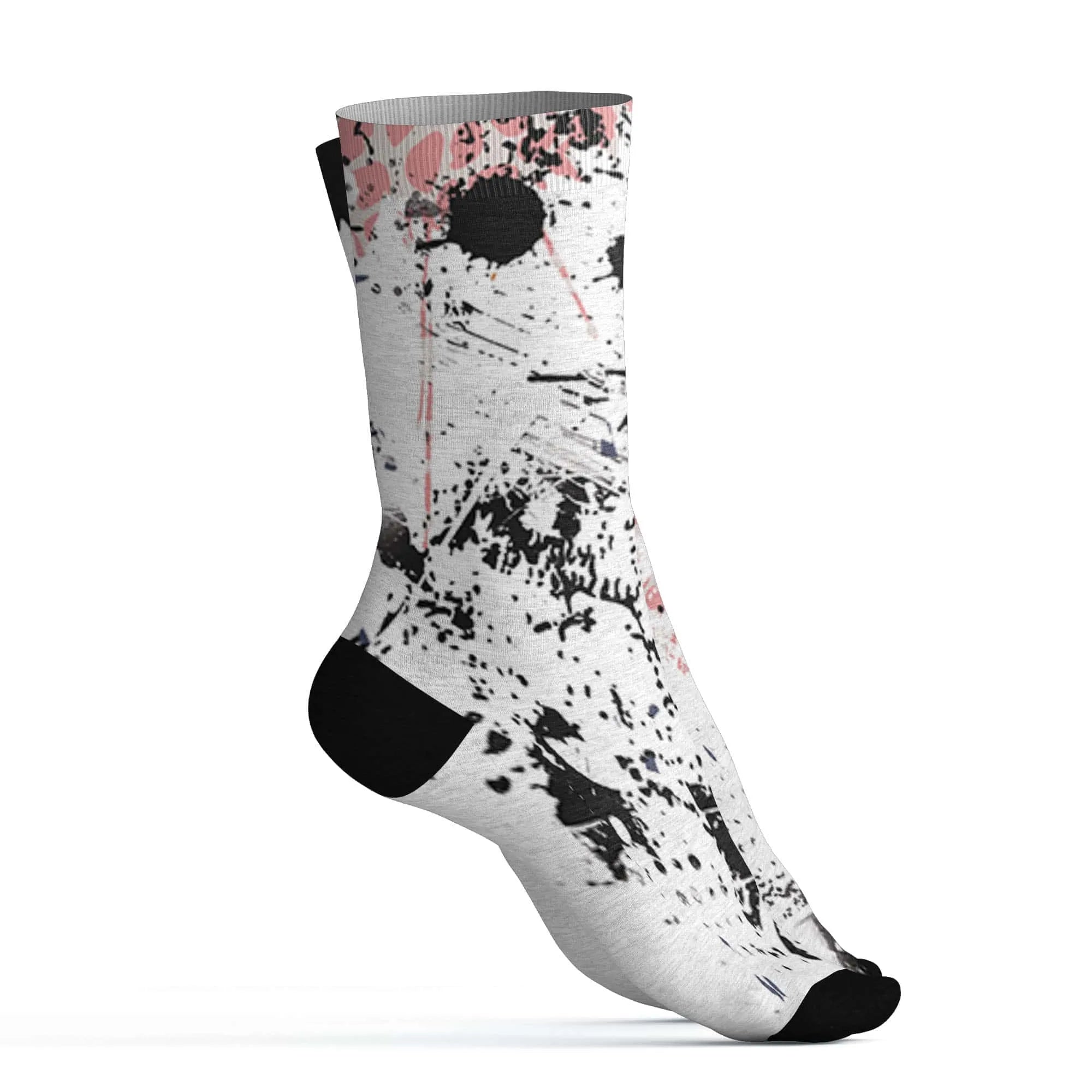 Red-Stardust-3s-Socks-Match-Hustle-Move-In-Silence-3D