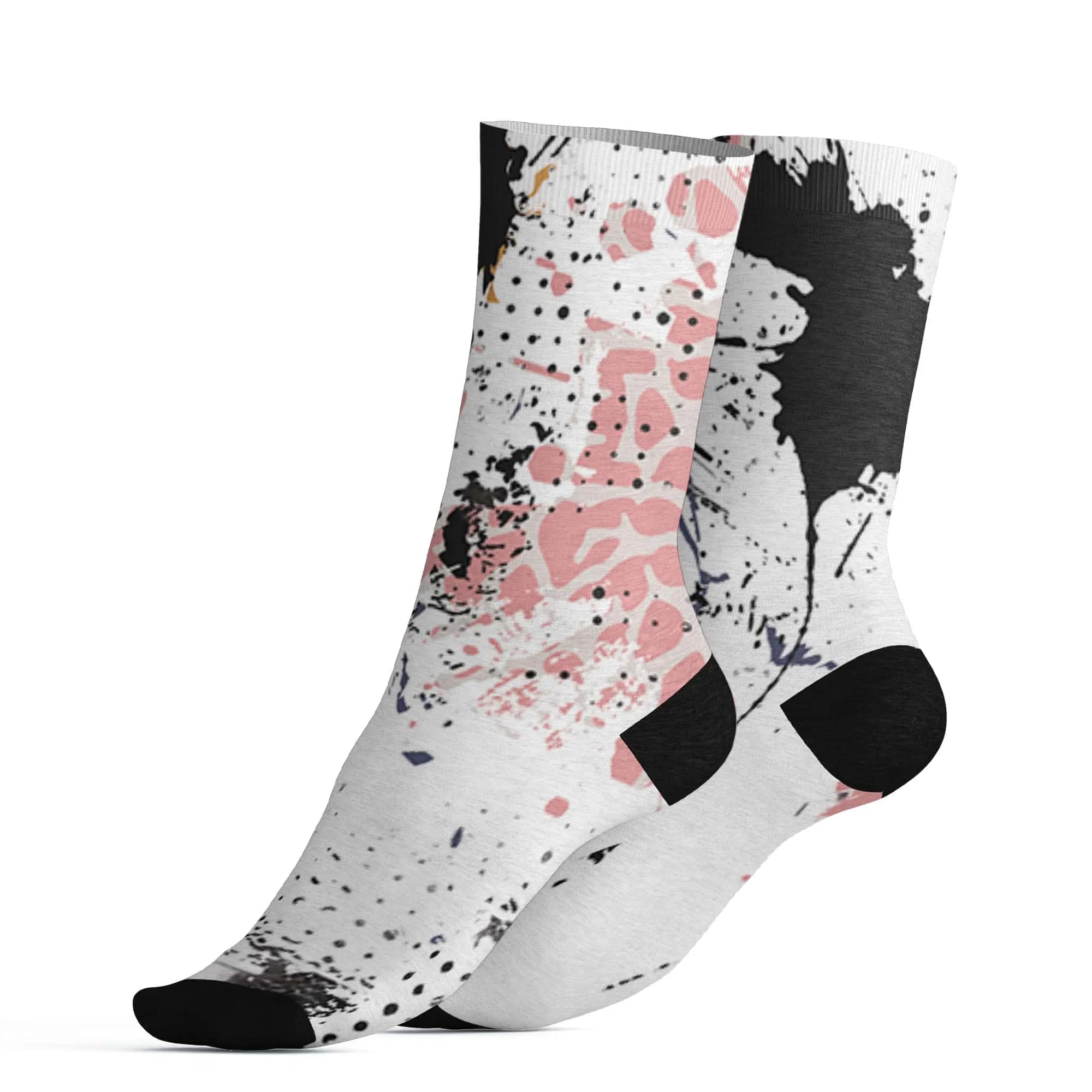 Red-Stardust-3s-Socks-Match-Hustle-Move-In-Silence-3D