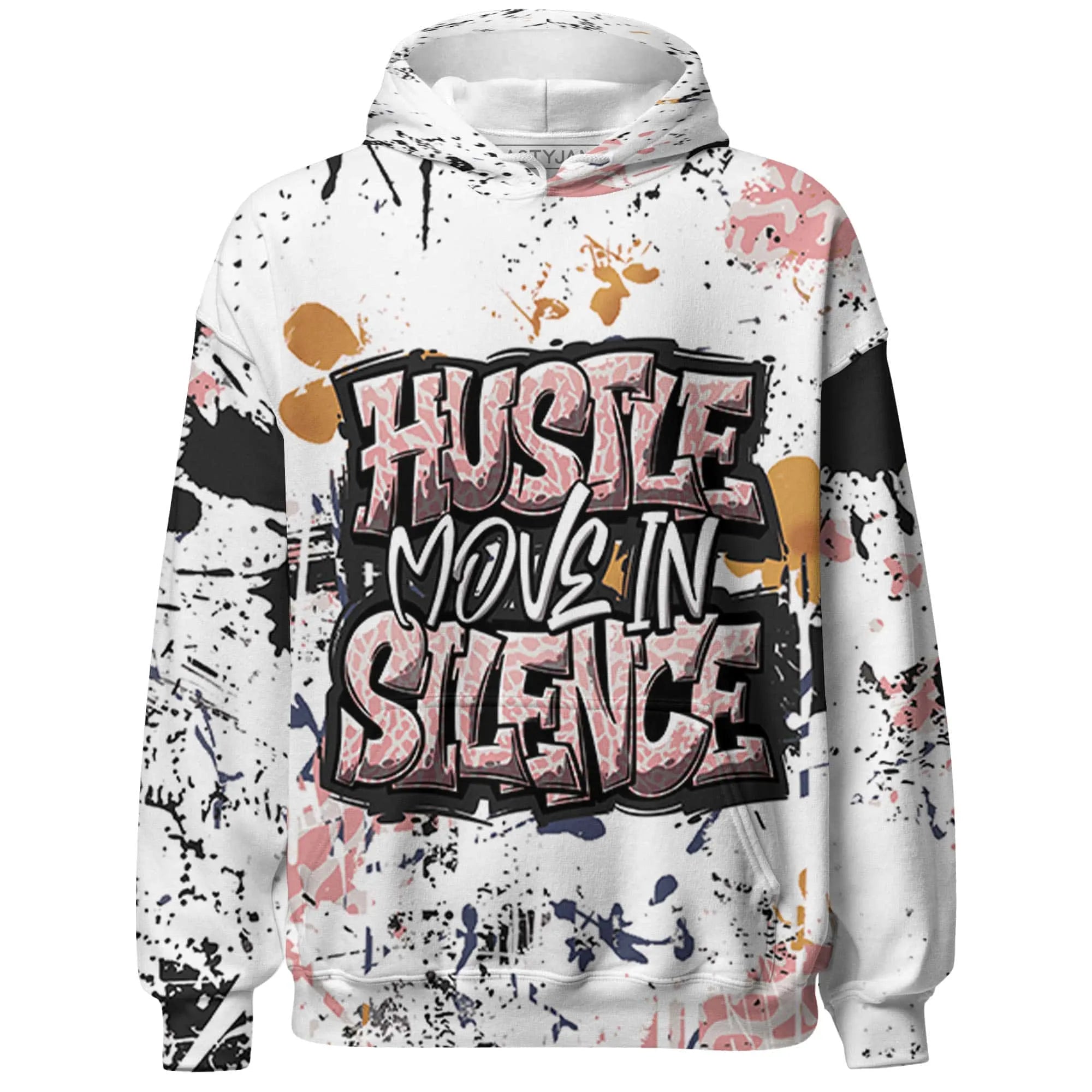 Red-Stardust-3s-Hoodie-Match-Hustle-Move-In-Silence-3D