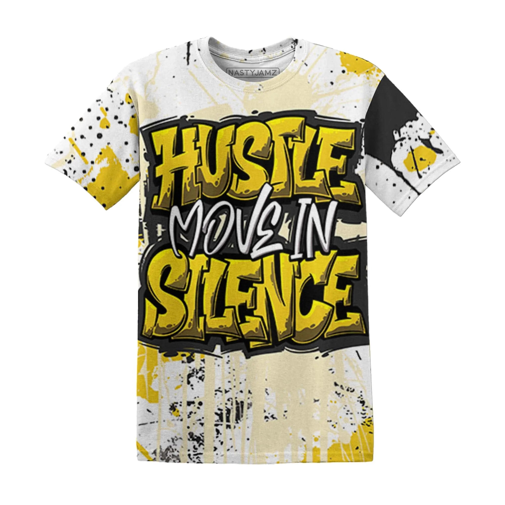 Vivid-Sulfur-4s-T-Shirt-Match-Hustle-Move-In-Silence-3D
