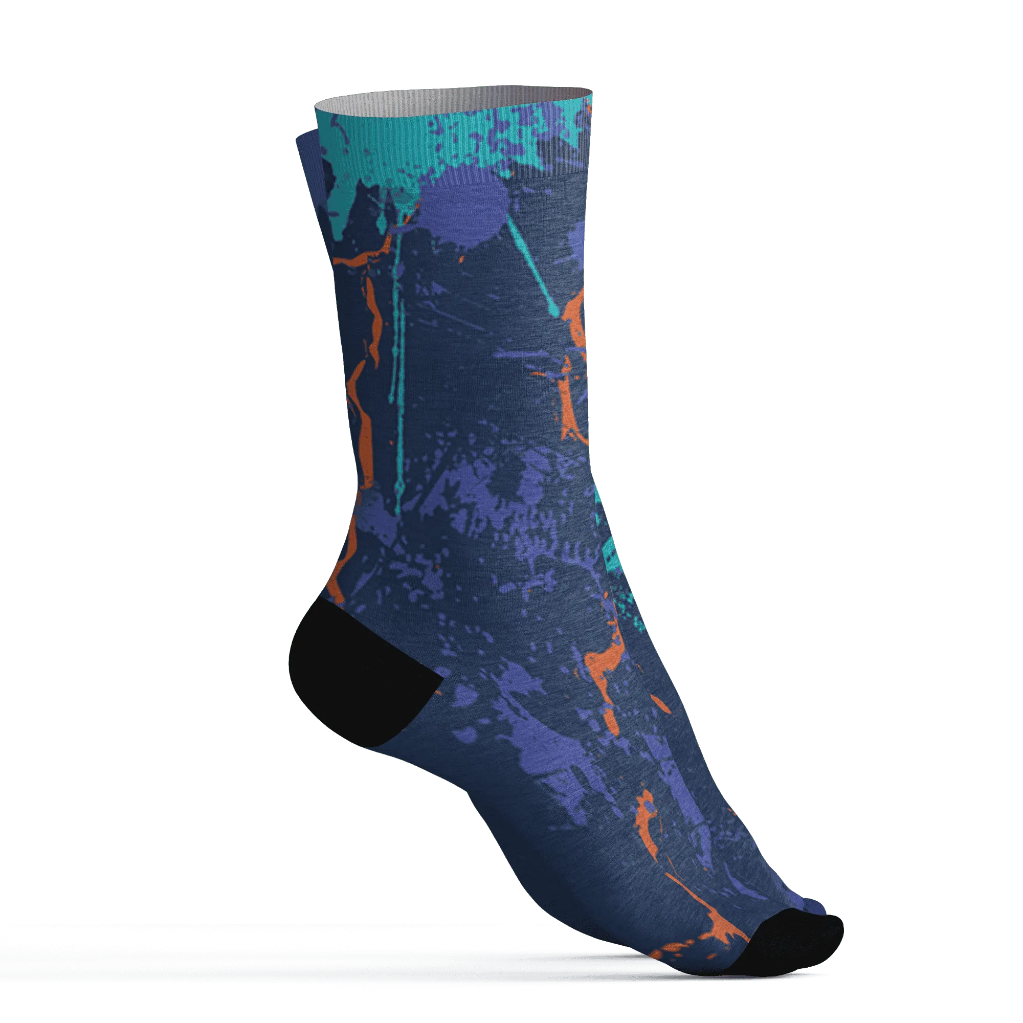 AM-Plus-Drift-Midnight-Navy-Total-Orange-Dusty-Cactus-Socks-Match-Hustle-Move-In-Silence-3D