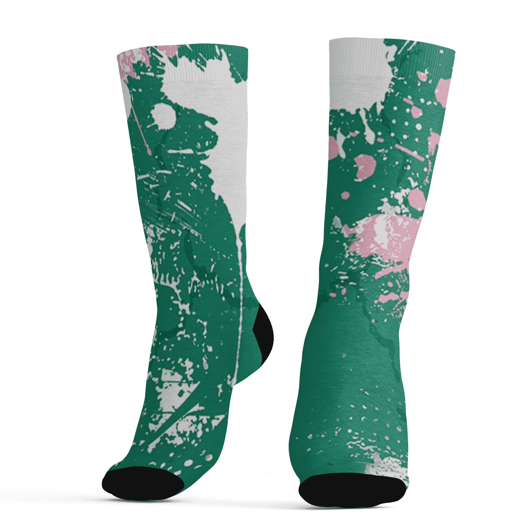 Dunk-Pink-Malachite-Medium-Soft-Low-Sail-Socks-Match-Hustle-Move-In-Silence-3D