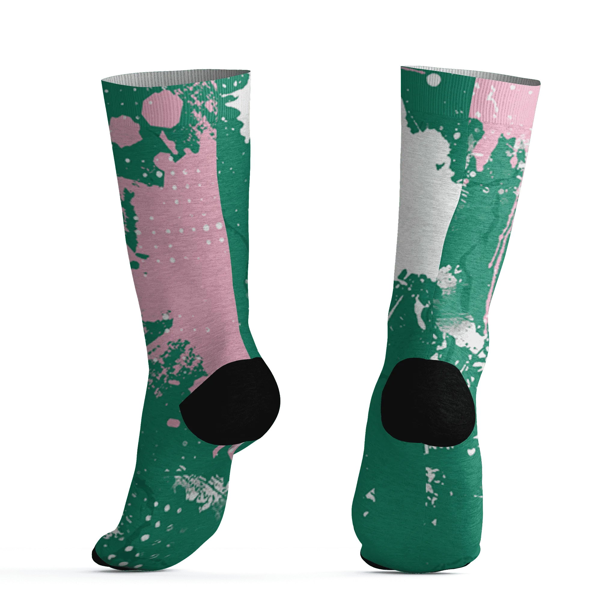 Dunk-Pink-Malachite-Medium-Soft-Low-Sail-Socks-Match-Hustle-Move-In-Silence-3D