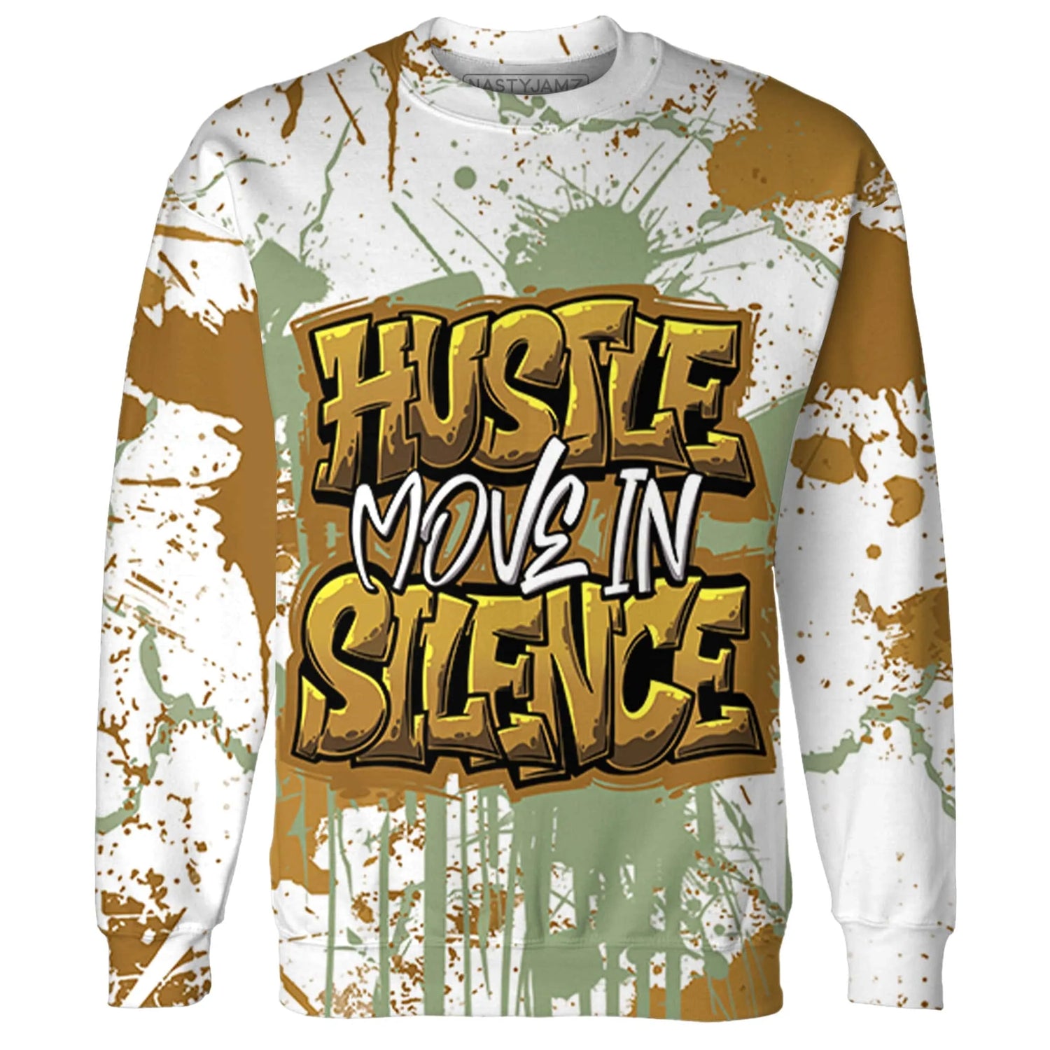 Wheat-13s-Sweatshirt-Match-Hustle-Move-In-Silence-3D