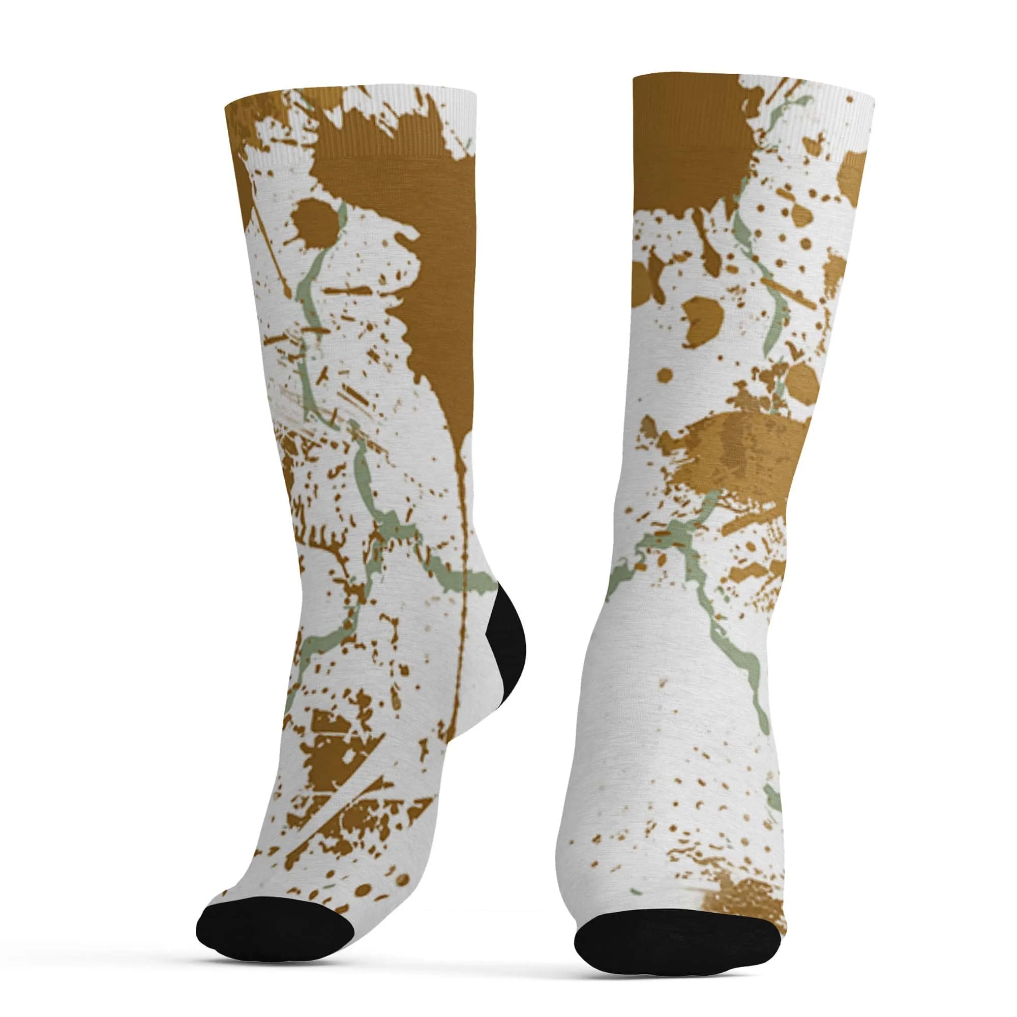 Wheat-13s-Socks-Match-Hustle-Move-In-Silence-3D