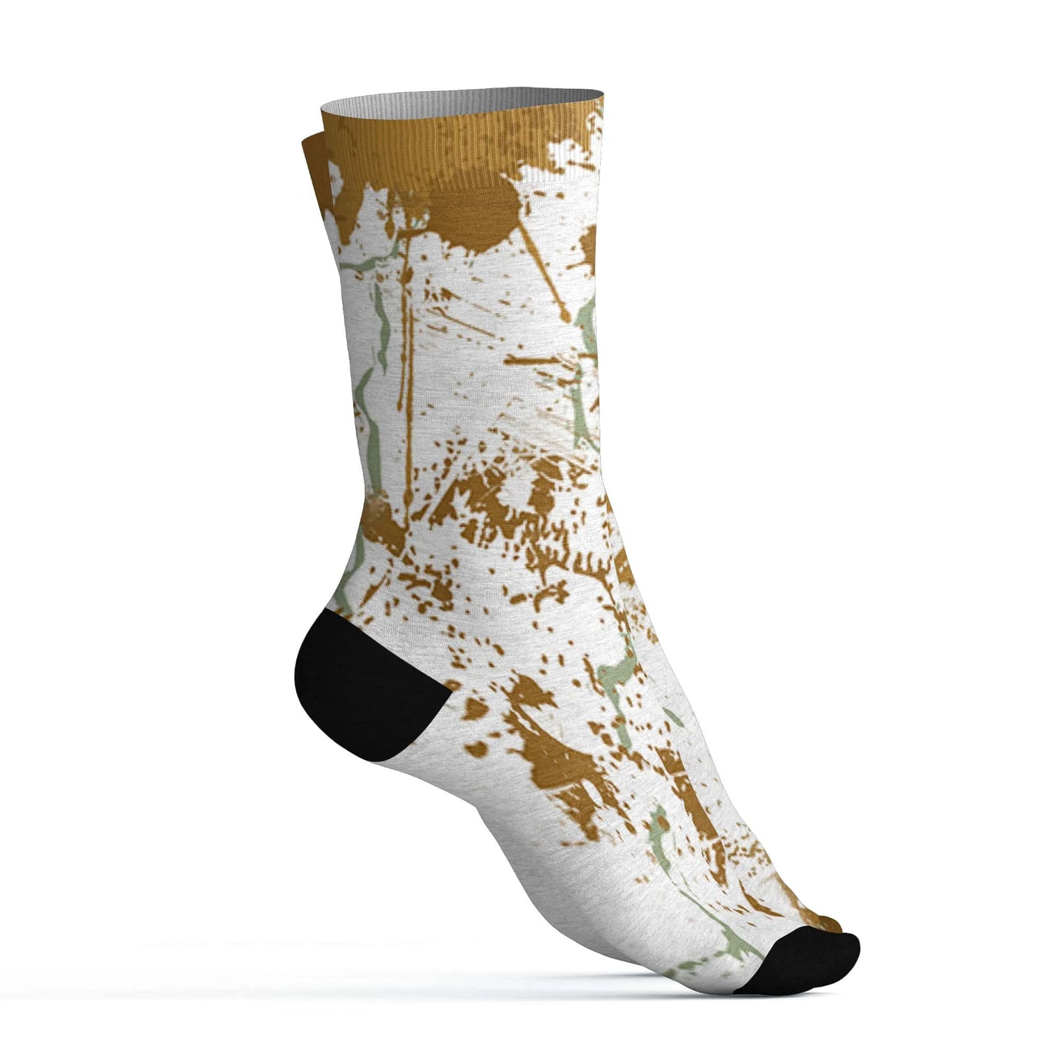 Wheat-13s-Socks-Match-Hustle-Move-In-Silence-3D