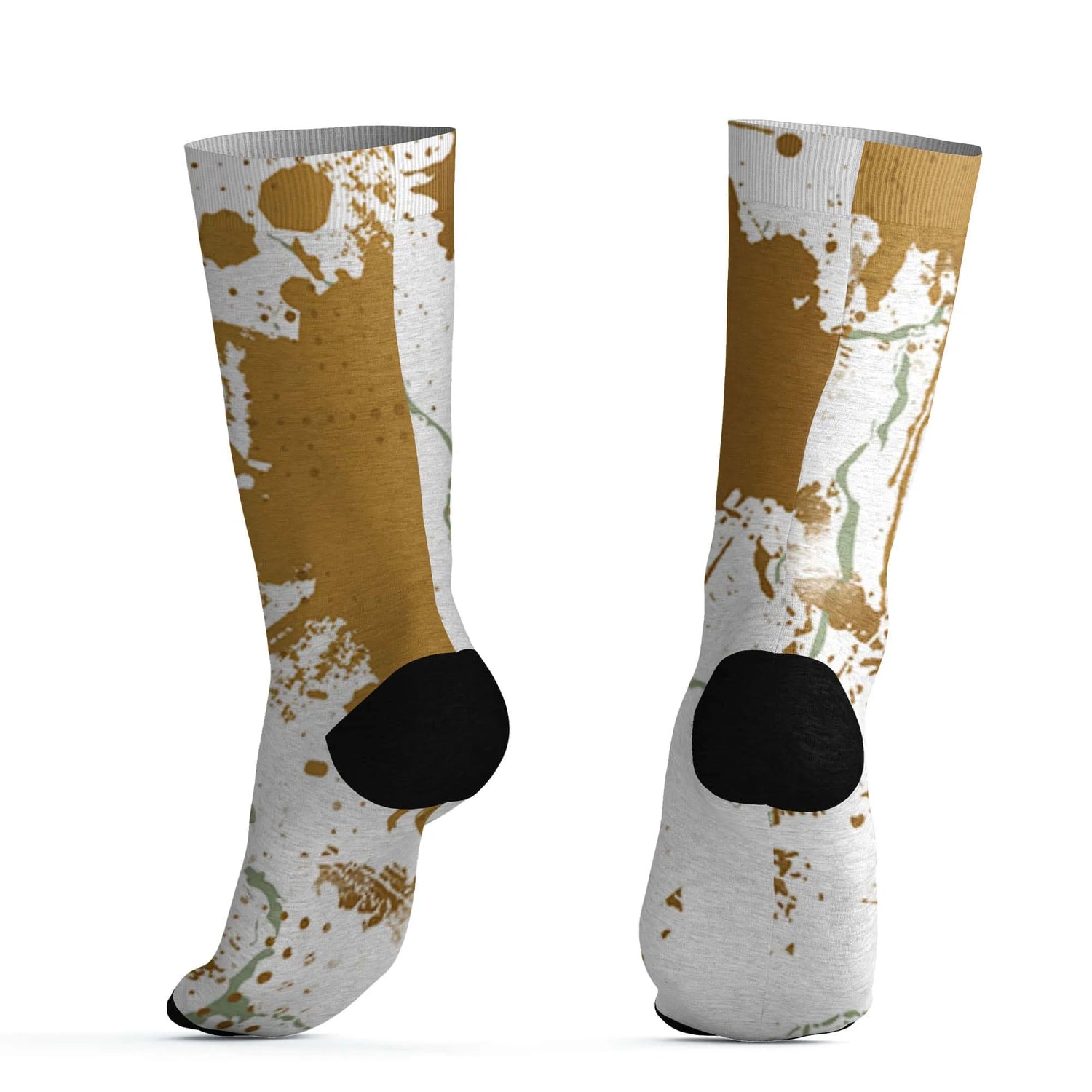 Wheat-13s-Socks-Match-Hustle-Move-In-Silence-3D