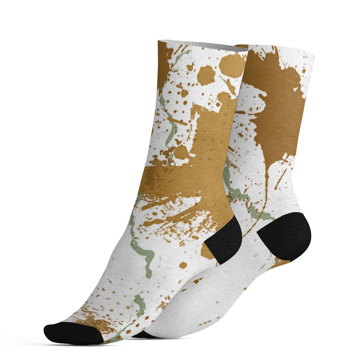 Wheat-13s-Socks-Match-Hustle-Move-In-Silence-3D